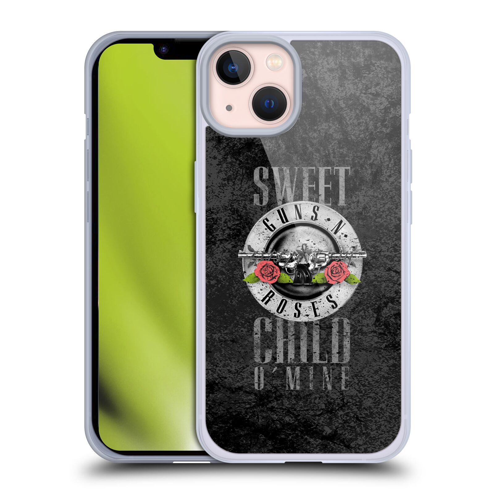 Silikonové pouzdro na mobil Apple iPhone 13 - Head Case - Guns N' Roses - Sweet Child (Silikonový kryt, obal, pouzdro na mobilní telefon Apple iPhone 13 s motivem Guns N' Roses - Sweet Child)