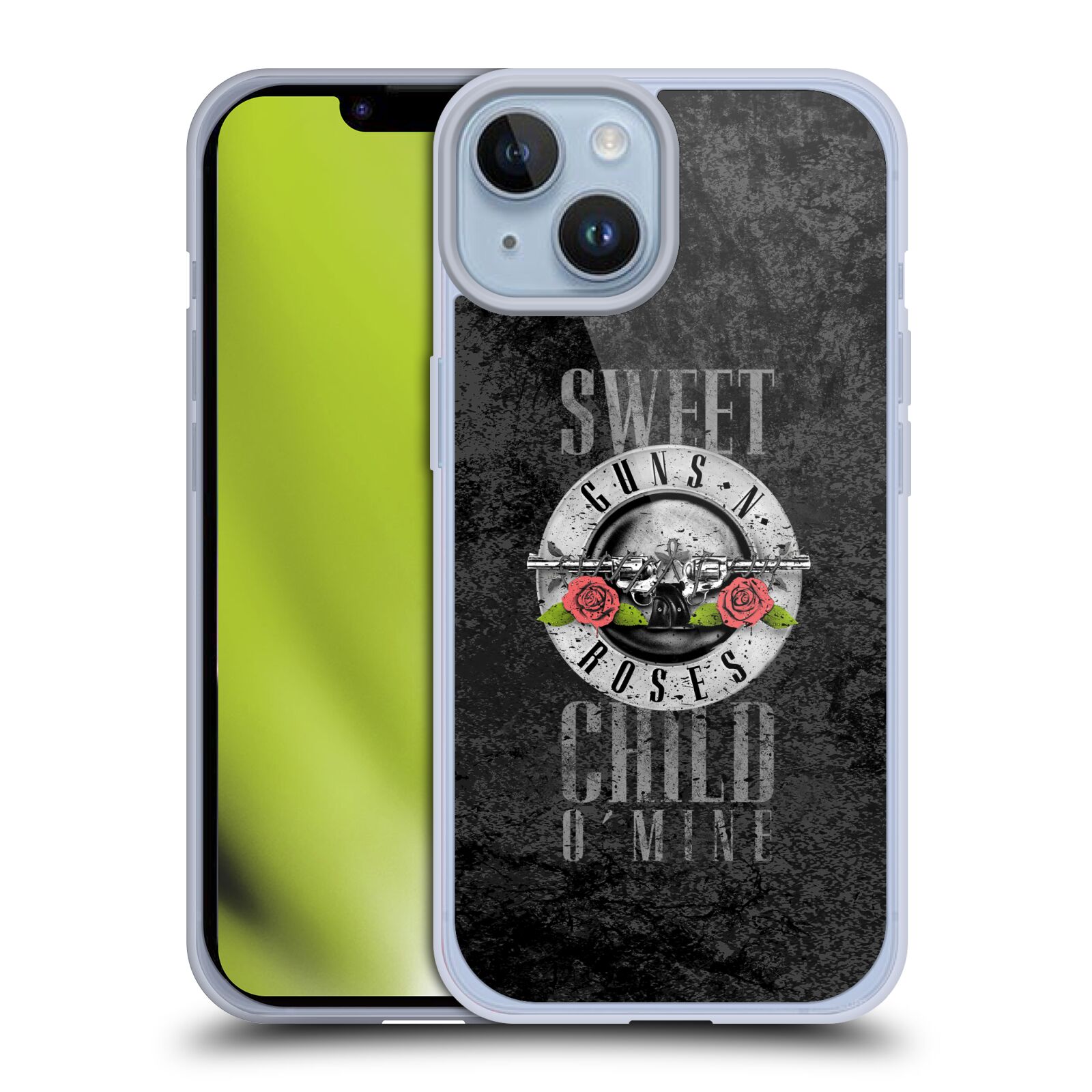 Silikonové pouzdro na mobil Apple iPhone 14 - Head Case - Guns N' Roses - Sweet Child