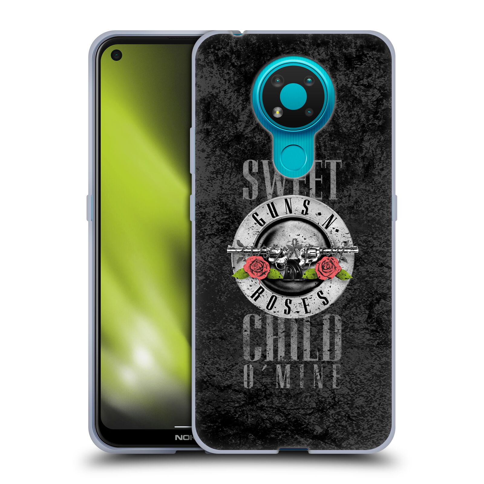 Silikonové pouzdro na mobil Nokia 3.4 - Head Case - Guns N' Roses - Sweet Child