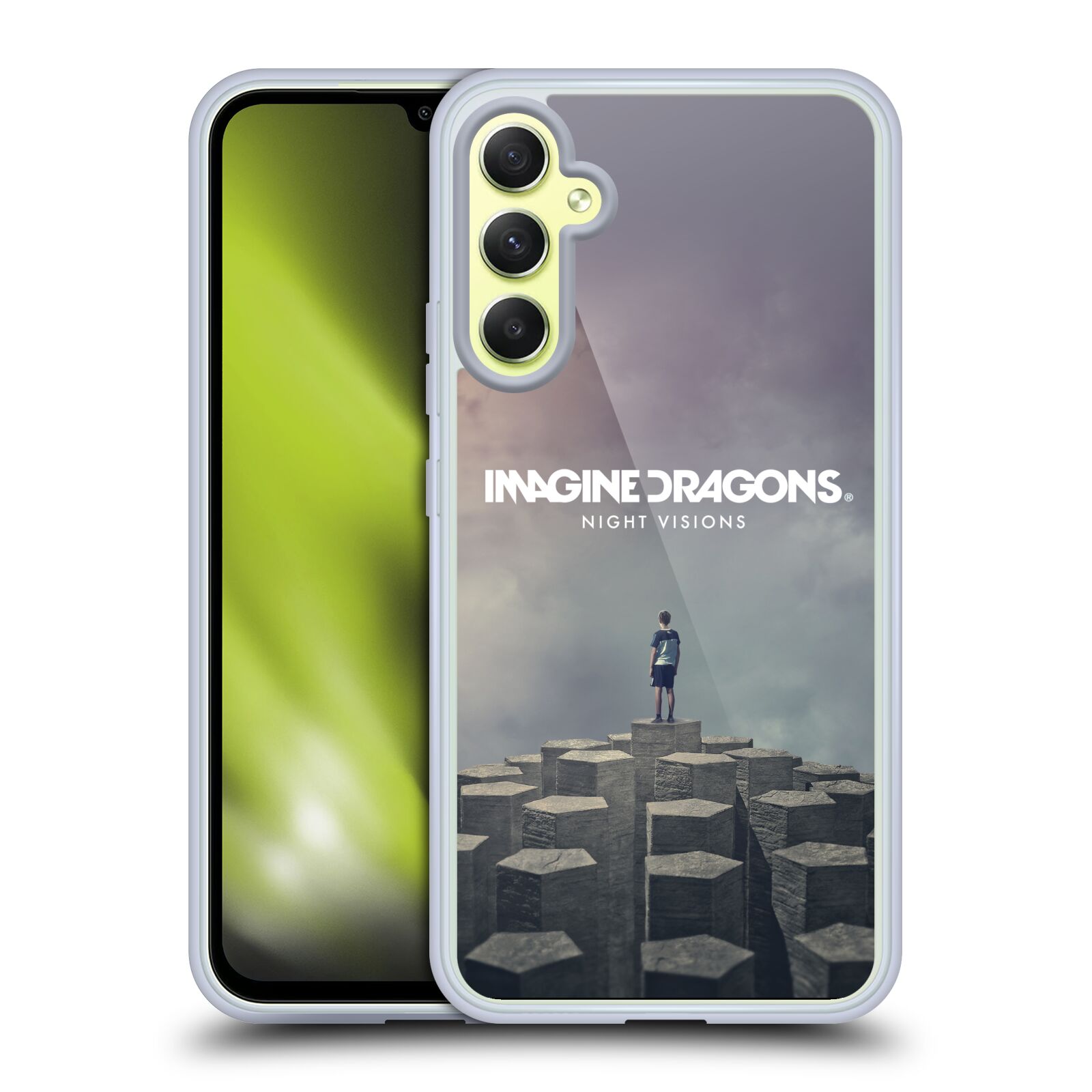 Silikonové pouzdro na mobil Samsung Galaxy A34 5G - Imagine Dragons - Night Visions (Silikonový kryt, obal, pouzdro na mobilní telefon Samsung Galaxy A34 5G s licencovaným motivem Imagine Dragons - Night Visions)