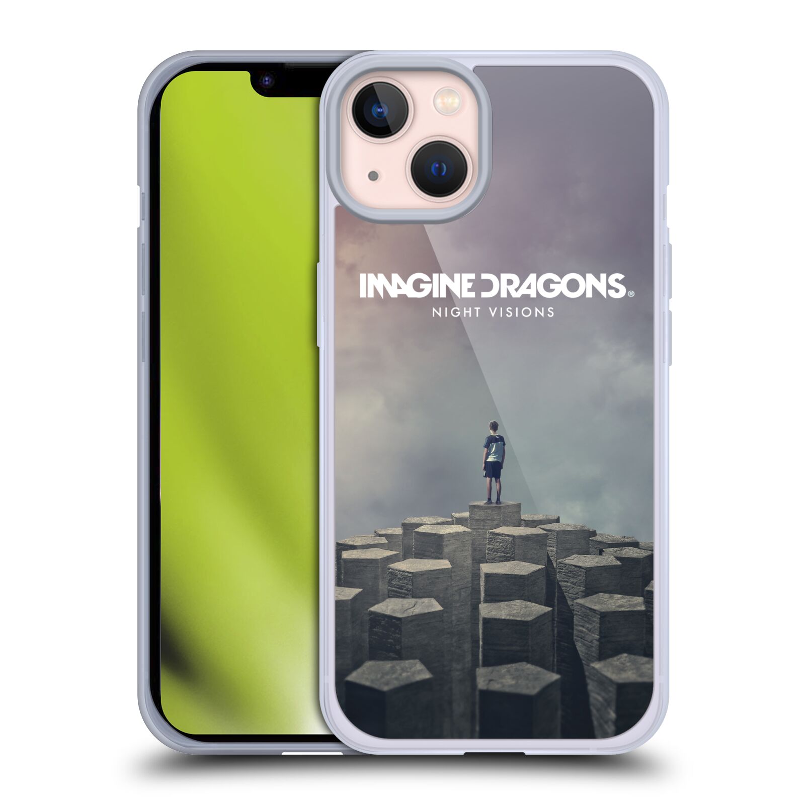 Silikonové pouzdro na mobil Apple iPhone 13 - Imagine Dragons - Night Visions (Silikonový kryt, obal, pouzdro na mobilní telefon Apple iPhone 13 s licencovaným motivem Imagine Dragons - Night Visions)