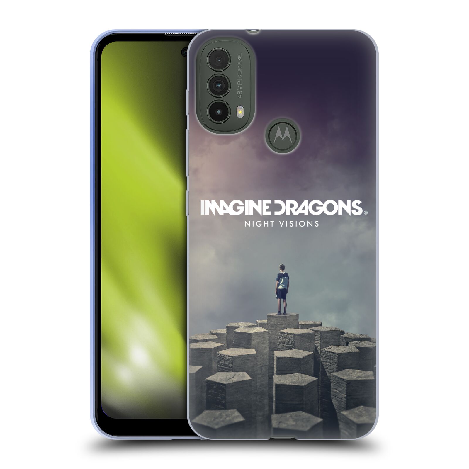 Silikonové pouzdro na mobil Motorola Moto E40 - Imagine Dragons - Night Visions