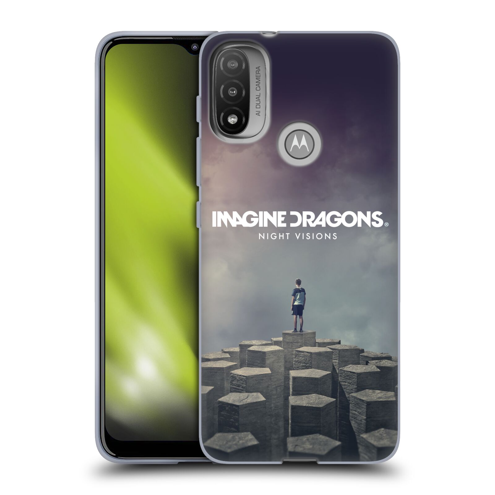 Silikonové pouzdro na mobil Motorola Moto E20 - Imagine Dragons - Night Visions
