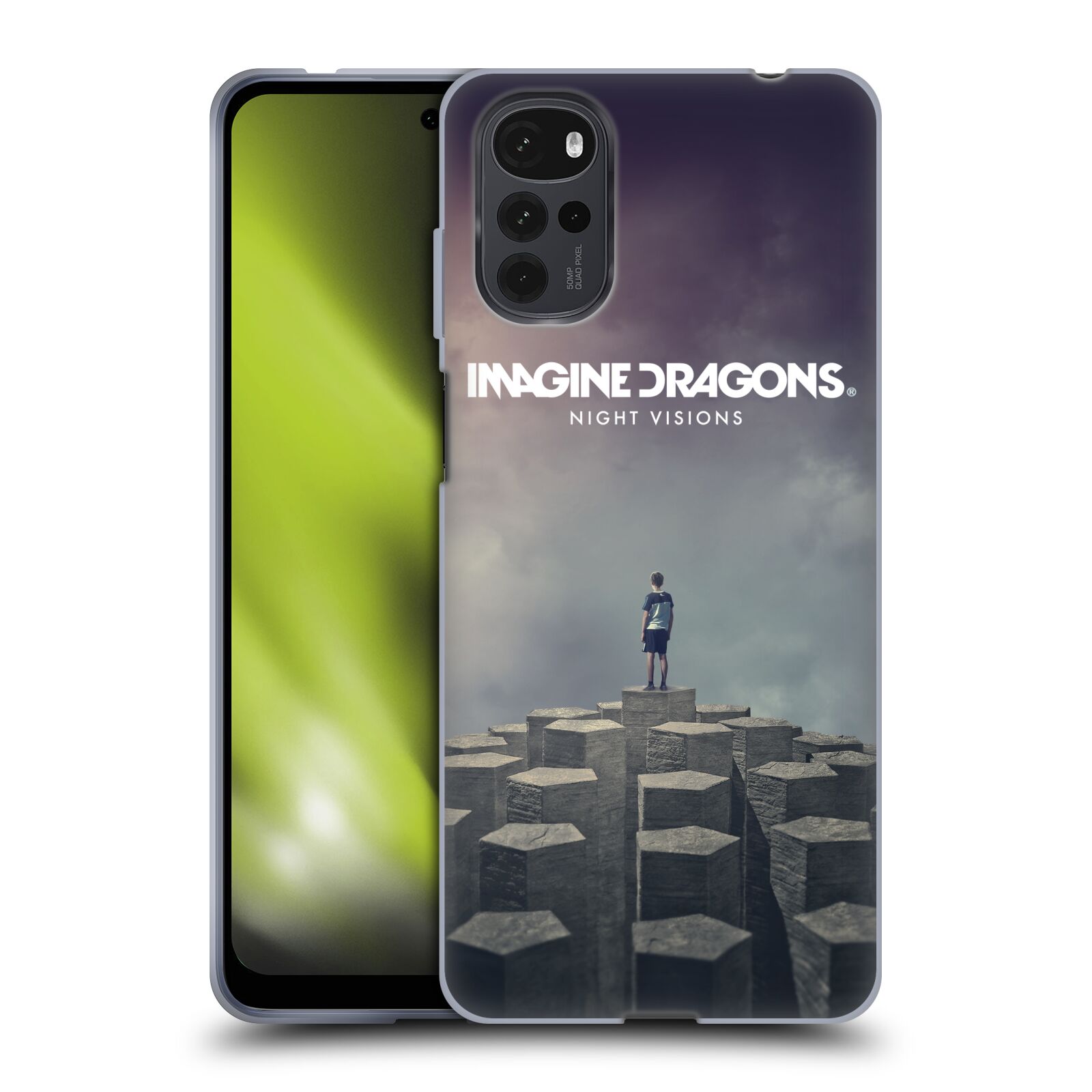 Silikonové pouzdro na mobil Motorola Moto G22 - Imagine Dragons - Night Visions