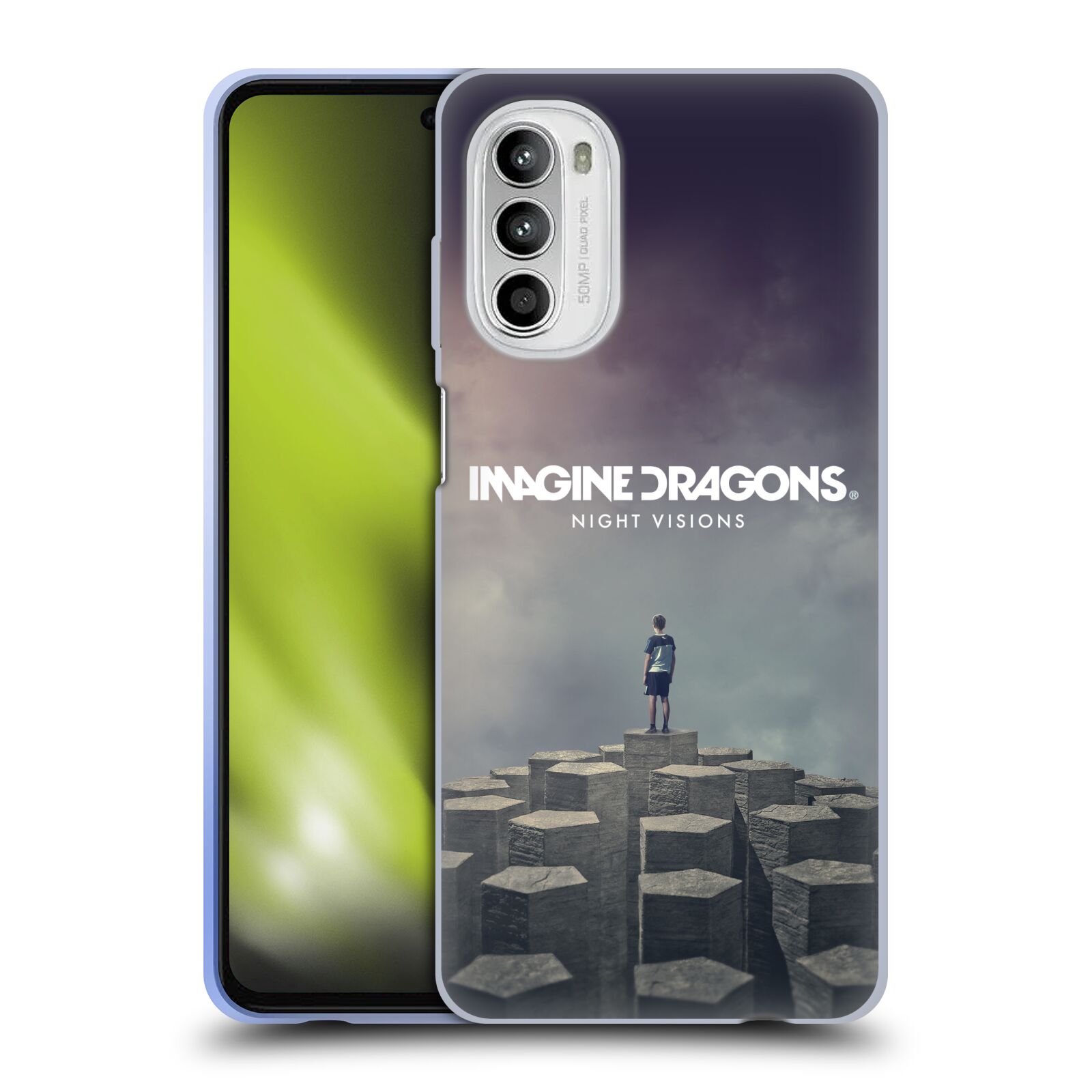 Silikonové pouzdro na mobil Motorola Moto G52 - Imagine Dragons - Night Visions