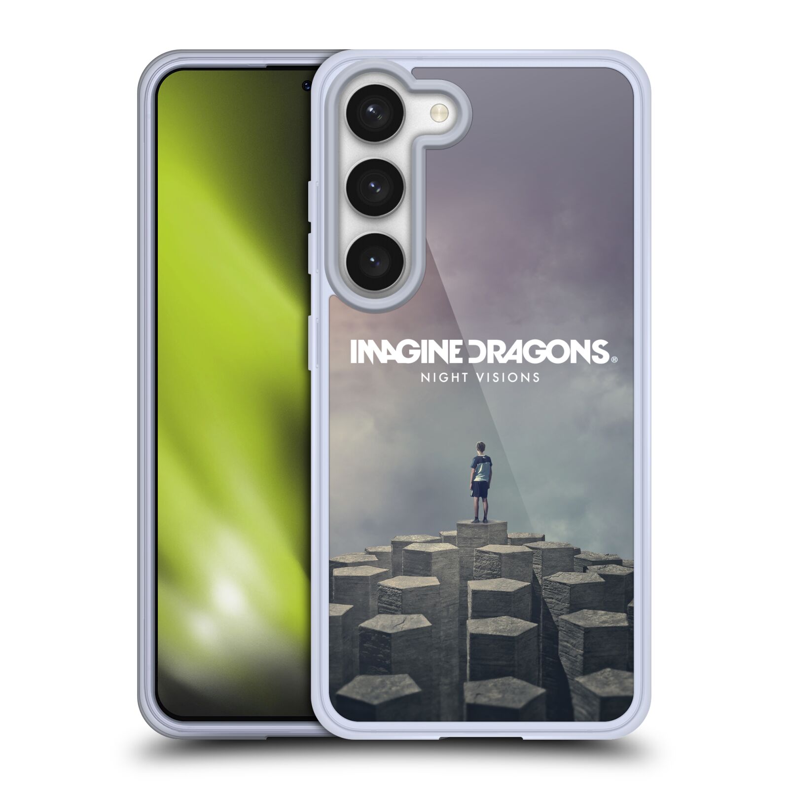 Silikonové pouzdro na mobil Samsung Galaxy S23 - Imagine Dragons - Night Visions (Silikonový kryt, obal, pouzdro na mobilní telefon Samsung Galaxy S23 s licencovaným motivem Imagine Dragons - Night Visions)