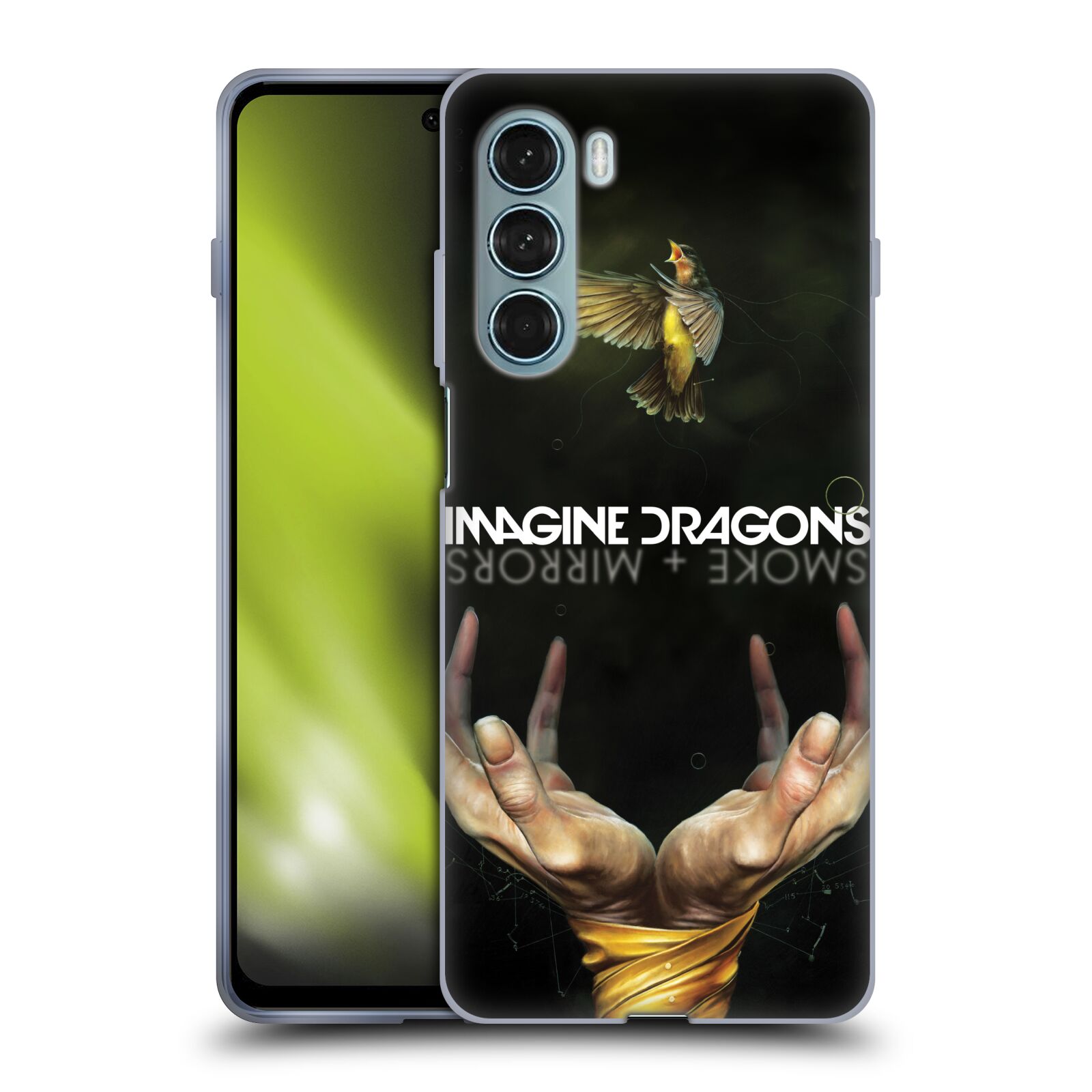 Silikonové pouzdro na mobil Motorola Moto G200 5G - Imagine Dragons - Smoke And Mirrors