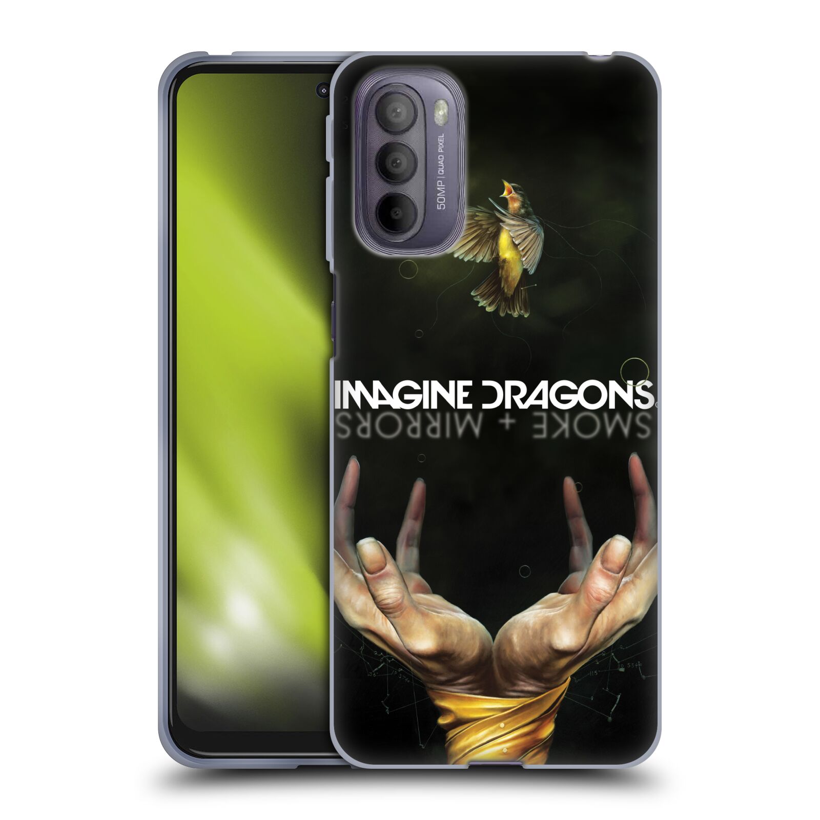 Silikonové pouzdro na mobil Motorola Moto G31 - Imagine Dragons - Smoke And Mirrors