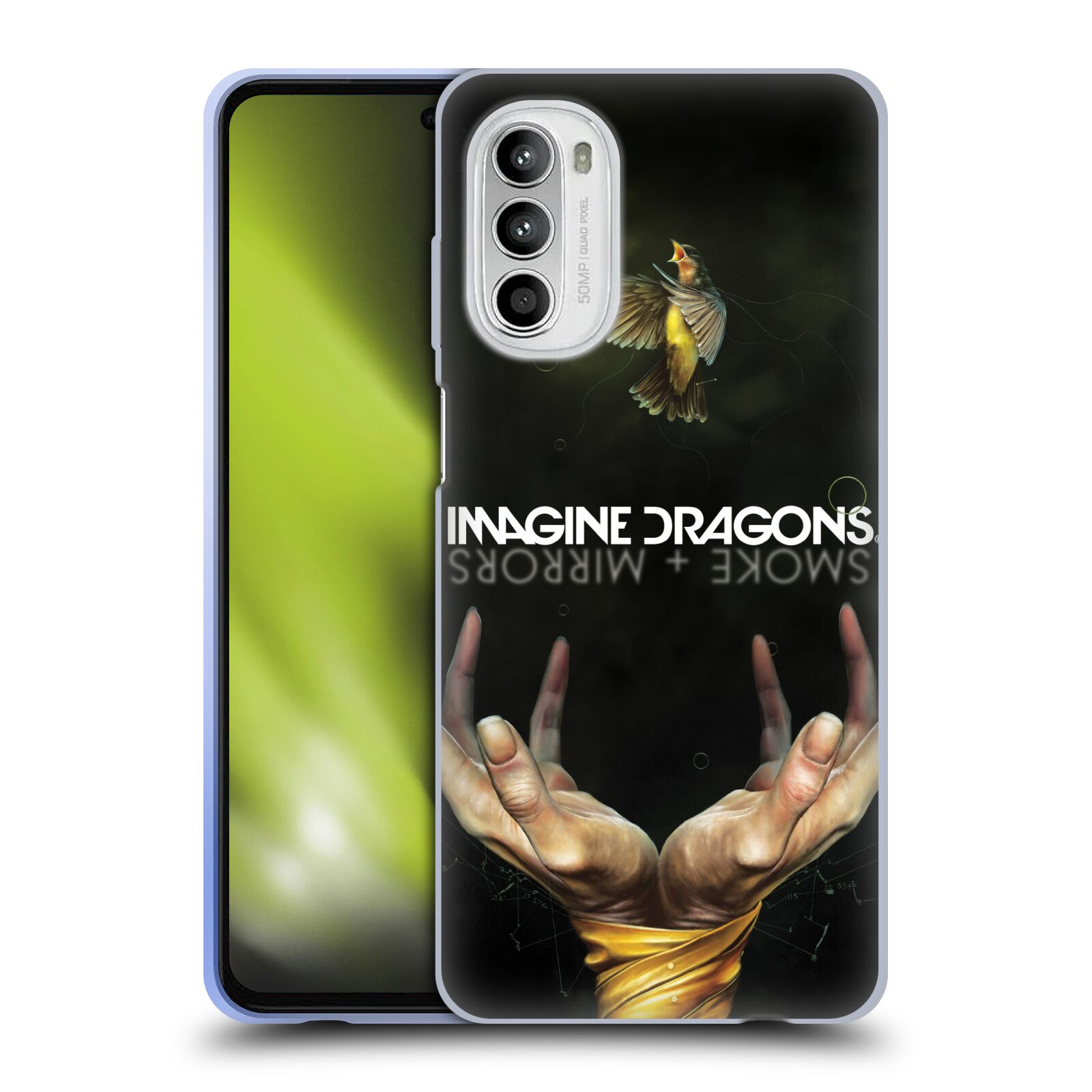Silikonové pouzdro na mobil Motorola Moto G52 - Imagine Dragons - Smoke And Mirrors