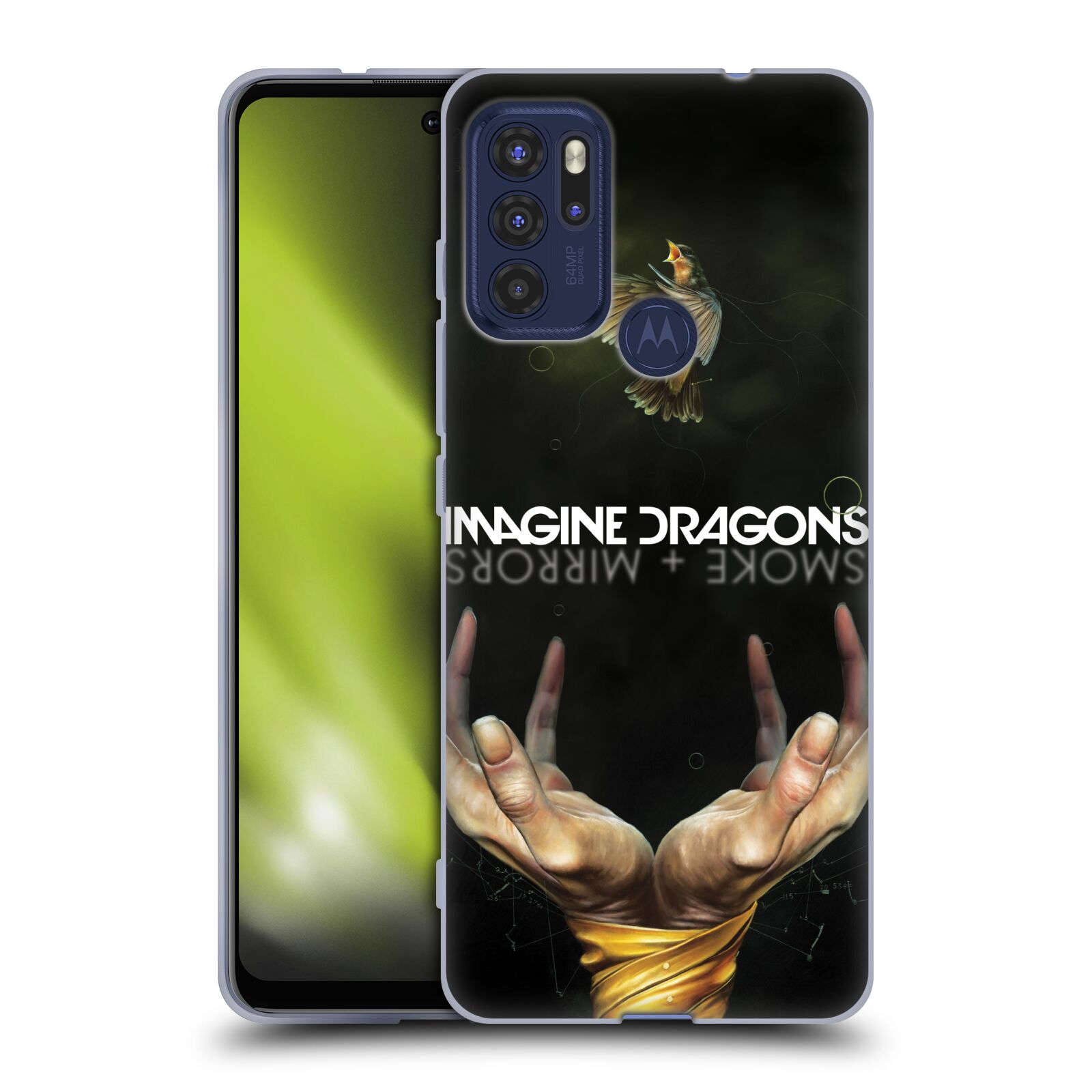 Silikonové pouzdro na mobil Motorola Moto G60s - Imagine Dragons - Smoke And Mirrors