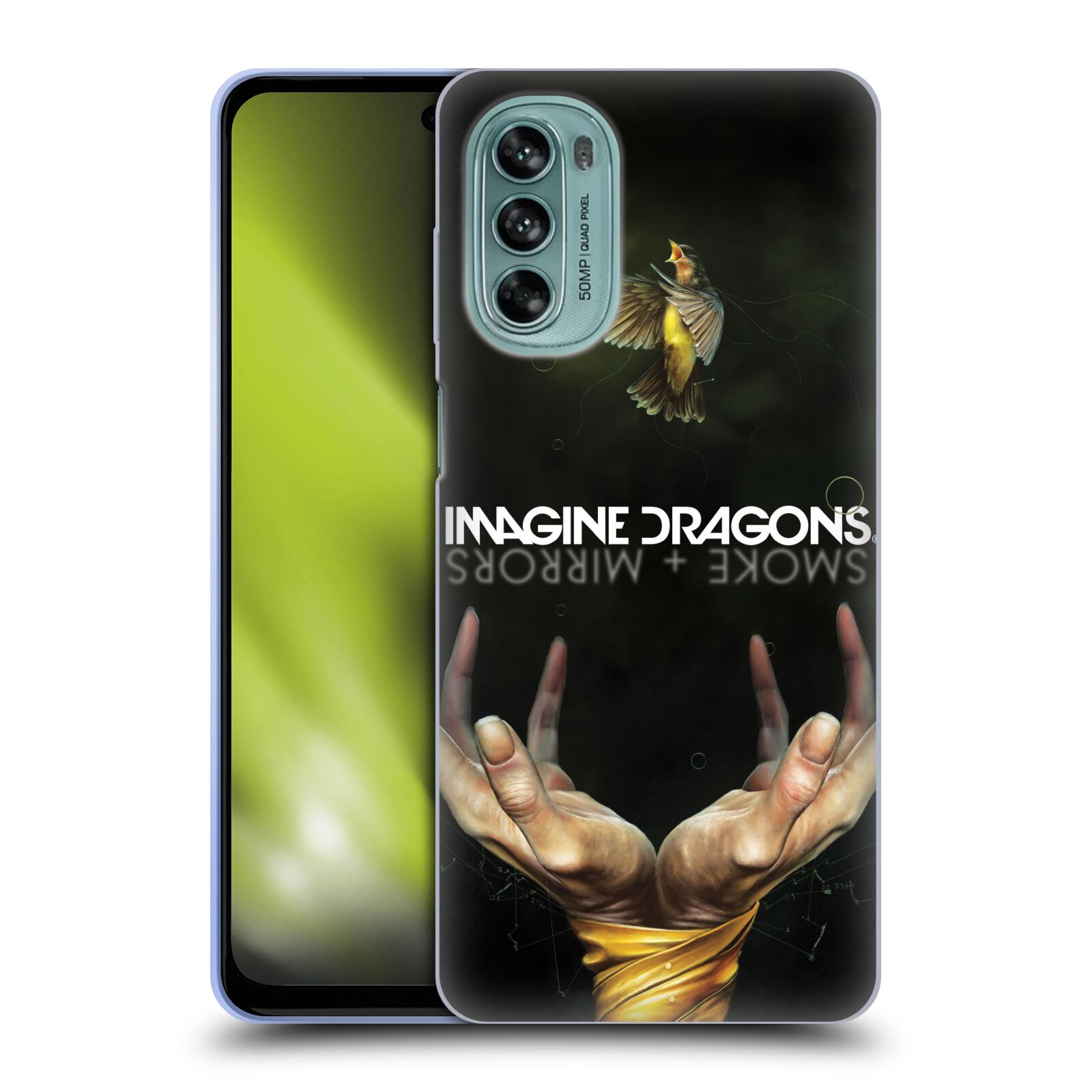 Silikonové pouzdro na mobil Motorola Moto G62 5G - Imagine Dragons - Smoke And Mirrors