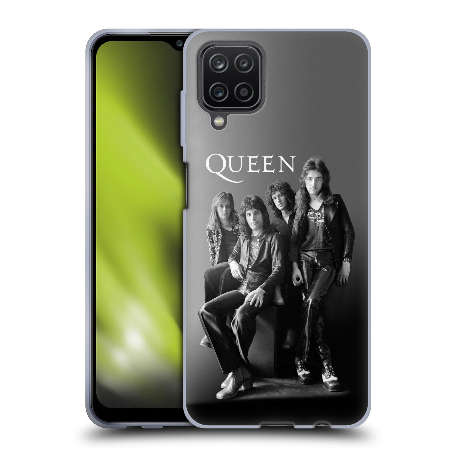 Silikonové pouzdro na mobil Samsung Galaxy A12 - Head Case - Queen - Skupina (Silikonový kryt, obal, pouzdro na mobilní telefon Samsung Galaxy A12 s motivem Queen - Skupina)