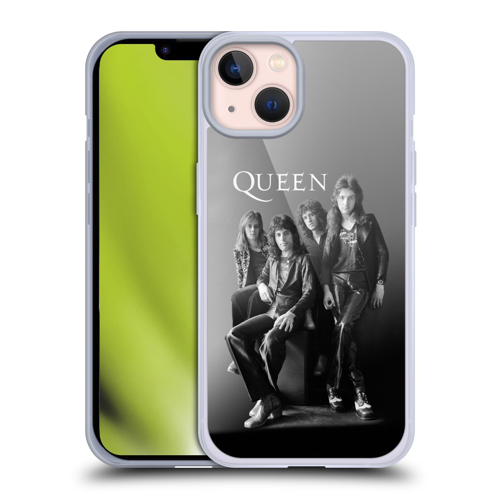 Silikonové pouzdro na mobil Apple iPhone 13 - Head Case - Queen - Skupina (Silikonový kryt, obal, pouzdro na mobilní telefon Apple iPhone 13 s motivem Queen - Skupina)