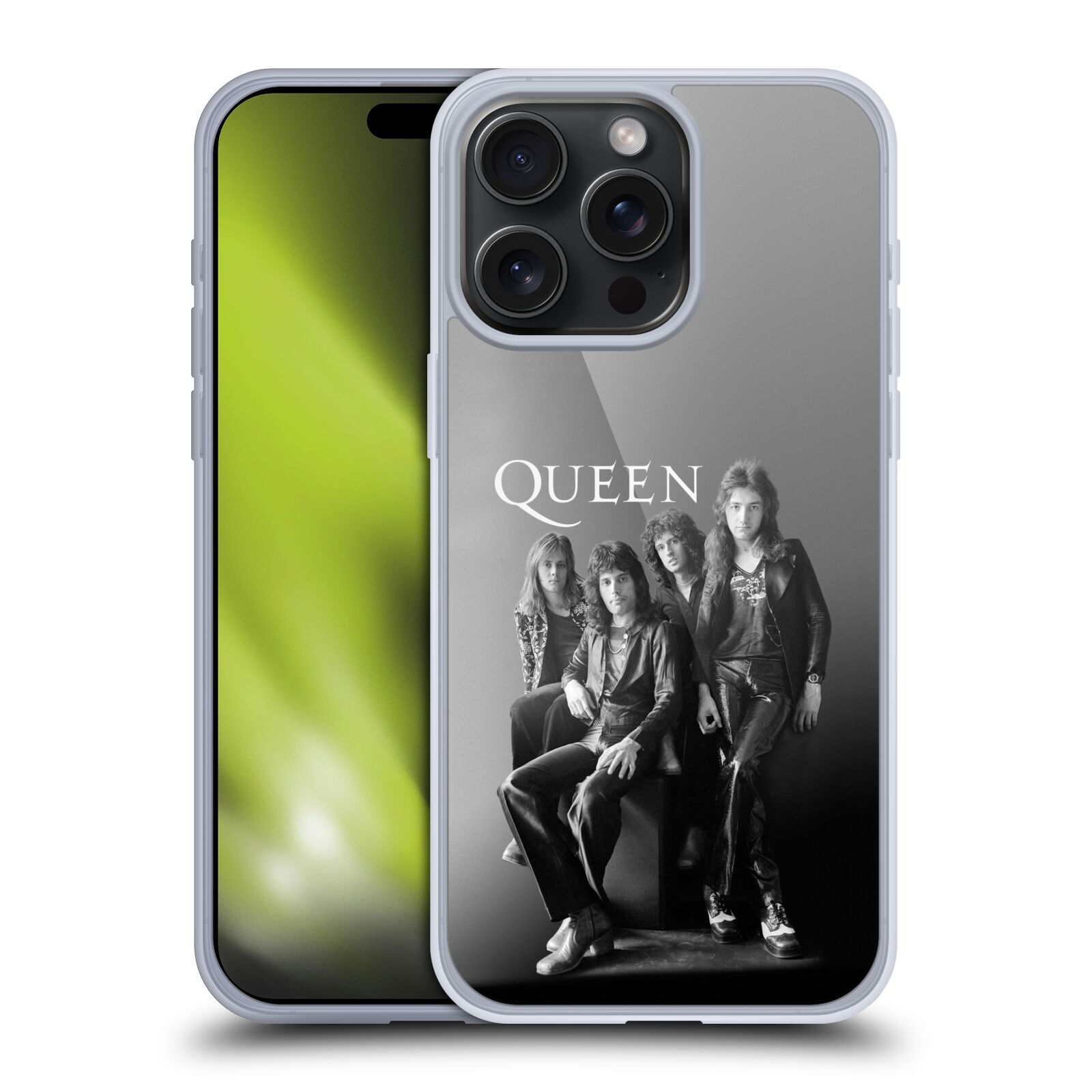 Silikonové lesklé pouzdro na mobil Apple iPhone 15 Pro Max - Head Case - Queen - Skupina (Silikonový lesklý kryt, obal, pouzdro na mobilní telefon Apple iPhone 15 Pro Max s motivem Queen - Skupina)