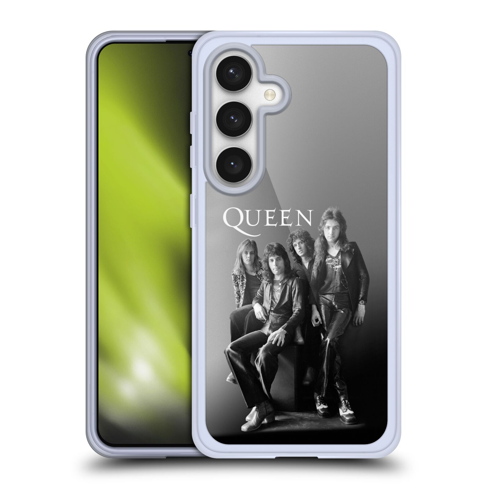 Silikonové lesklé pouzdro na mobil Samsung Galaxy S24 - Head Case - Queen - Skupina (Silikonový kryt, obal, pouzdro na mobilní telefon Samsung Galaxy S24 s motivem Queen - Skupina)