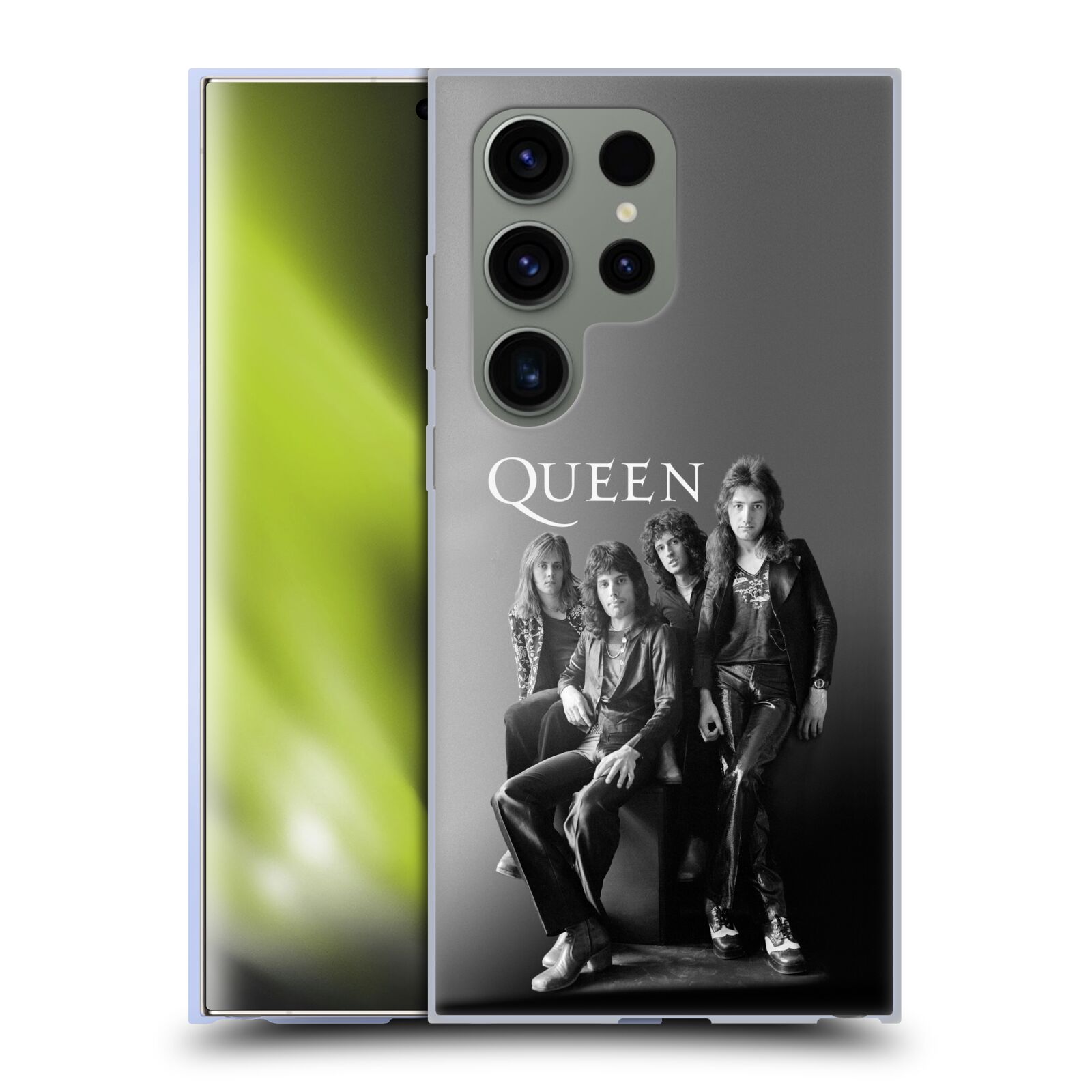 Silikonové lesklé pouzdro na mobil Samsung Galaxy S24 Ultra - Head Case - Queen - Skupina (Silikonový kryt, obal, pouzdro na mobilní telefon Samsung Galaxy S24 Ultra s motivem Queen - Skupina)