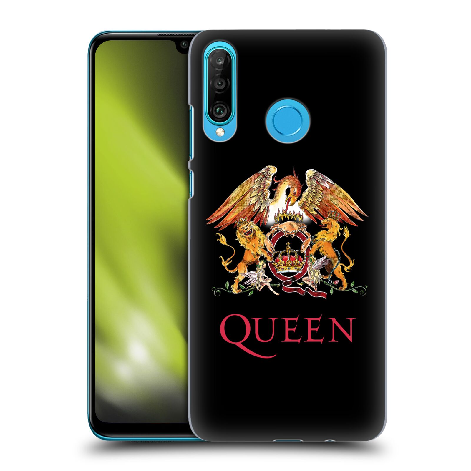 Plastové pouzdro na mobil Huawei P30 Lite - Head Case - Queen - Logo (Plastový kryt, pouzdro, obal na mobilní telefon Huawei P30 Lite Dual Sim (MAR-L01A, MAR-L21A, MAR-LX1A) s motivem Queen - Logo)