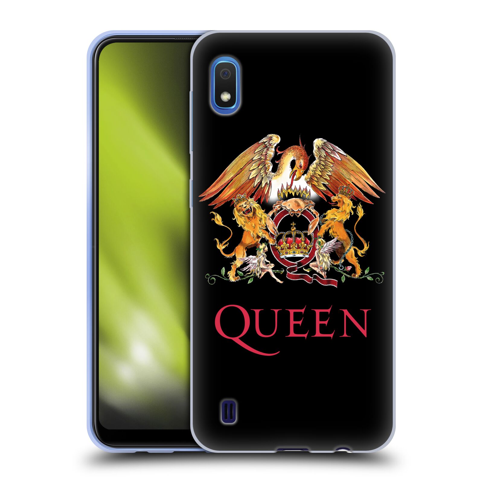 Silikonové pouzdro na mobil Samsung Galaxy A10 - Head Case - Queen - Logo (Silikonový kryt, obal, pouzdro na mobilní telefon Samsung Galaxy A10 A105F Dual SIM s motivem Queen - Logo)