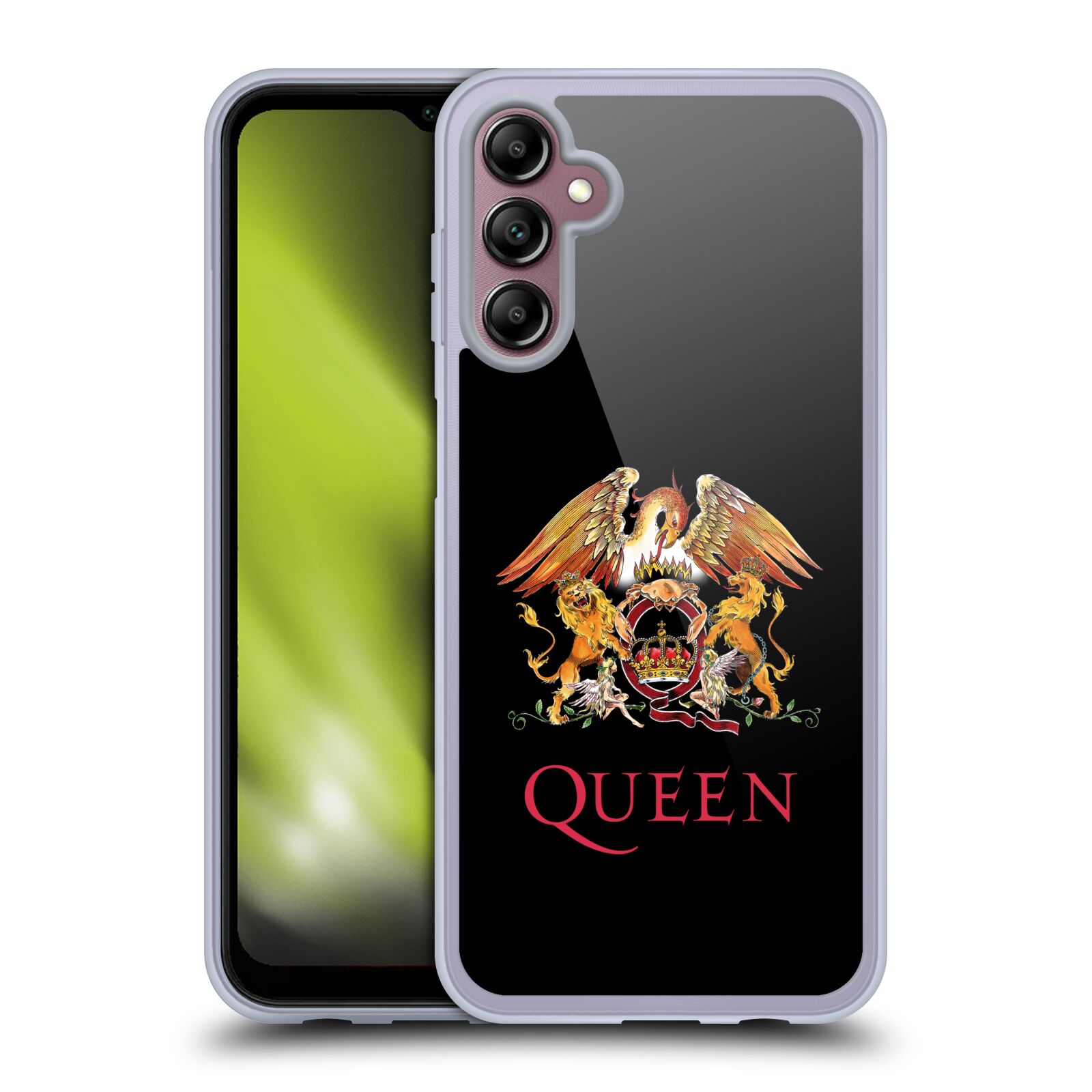 Silikonové pouzdro na mobil Samsung Galaxy A14 5G / LTE - Head Case - Queen - Logo (Silikonový kryt, obal, pouzdro na mobilní telefon Samsung Galaxy A14 5G / LTE s motivem Queen - Logo)
