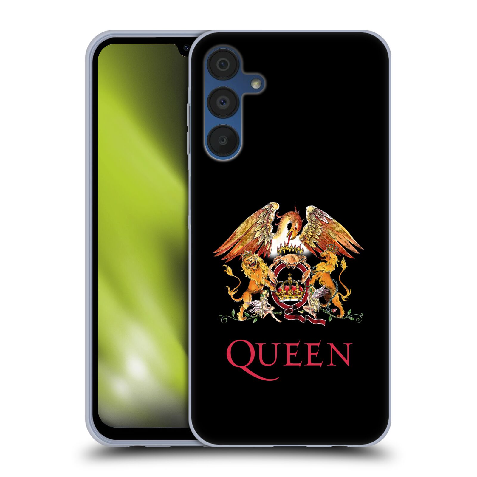 Silikonové pouzdro na mobil Samsung Galaxy A15 / A15 5G - Head Case - Queen - Logo (Silikonový kryt, obal, pouzdro na mobilní telefon Samsung Galaxy A15 / A15 5G s motivem Queen - Logo)