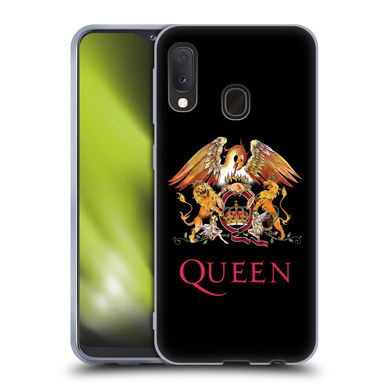 Silikonové pouzdro na mobil Samsung Galaxy A20e - Head Case - Queen - Logo