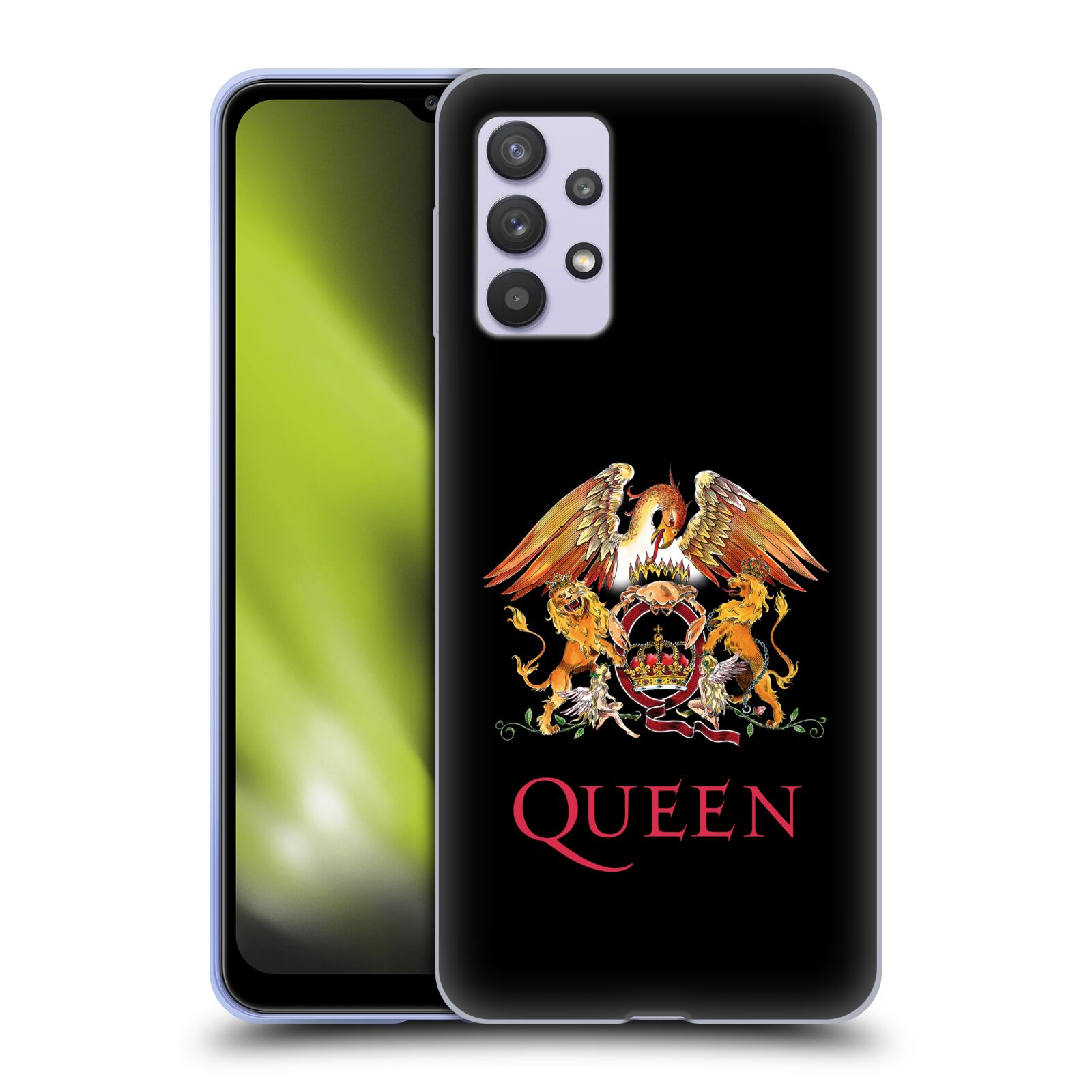 Silikonové pouzdro na mobil Samsung Galaxy A32 5G - Head Case - Queen - Logo (Silikonový kryt, obal, pouzdro na mobilní telefon Samsung Galaxy A32 5G (SM-A326B) s motivem Queen - Logo)