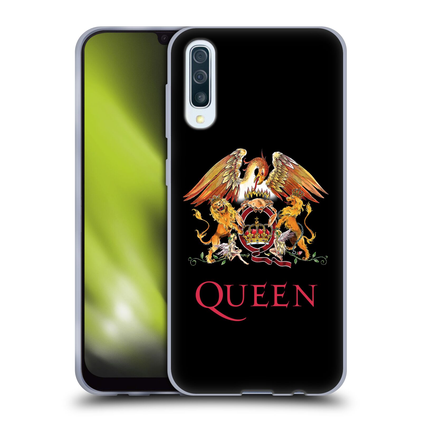 Silikonové pouzdro na mobil Samsung Galaxy A50 / A30s - Head Case - Queen - Logo (Silikonový kryt, obal, pouzdro na mobilní telefon Samsung Galaxy A50 / A30s z roku 2019 s motivem Queen - Logo)