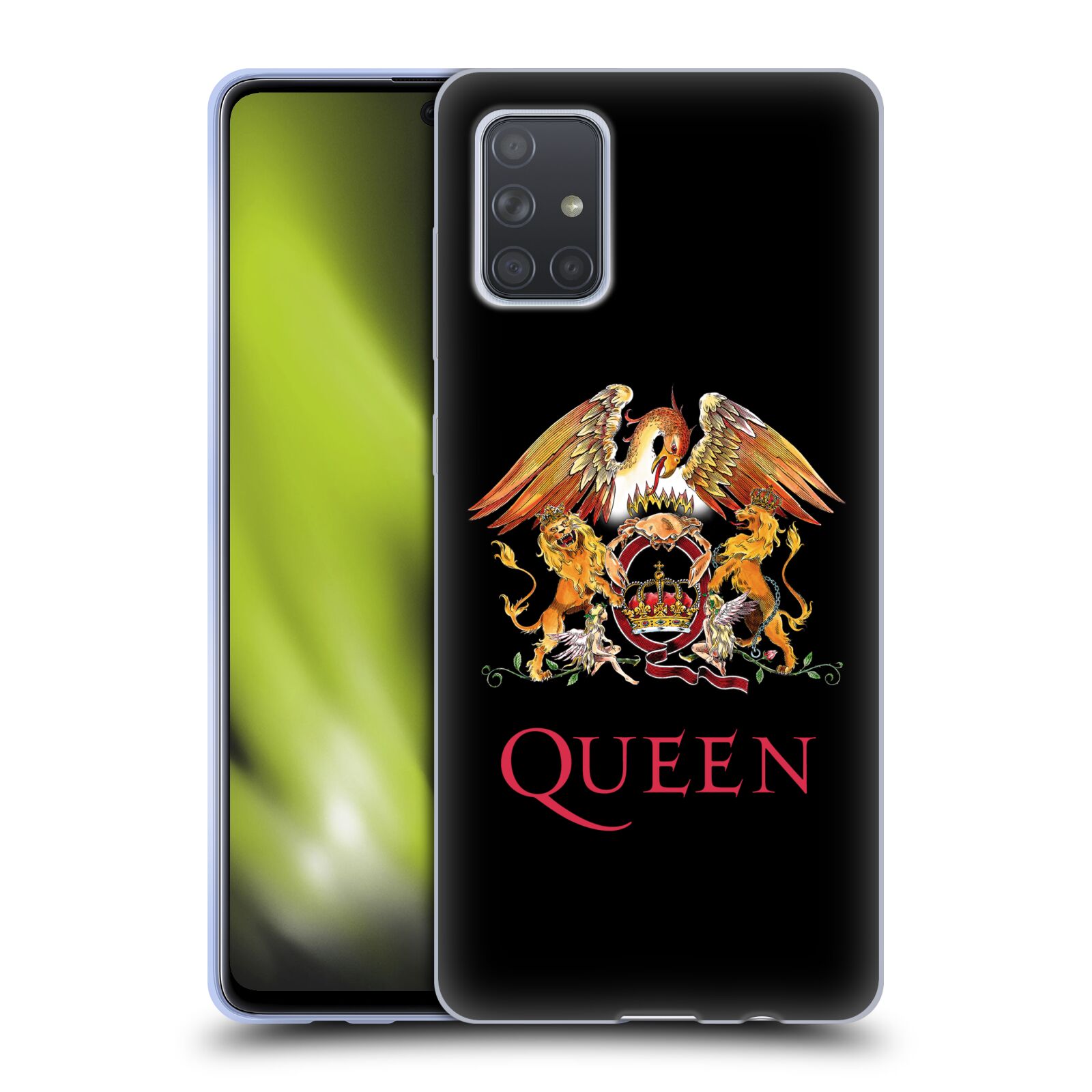 Silikonové pouzdro na mobil Samsung Galaxy A71 - Head Case - Queen - Logo (Silikonový kryt, obal, pouzdro na mobilní telefon Samsung Galaxy A71 A715F Dual SIM s motivem Queen - Logo)