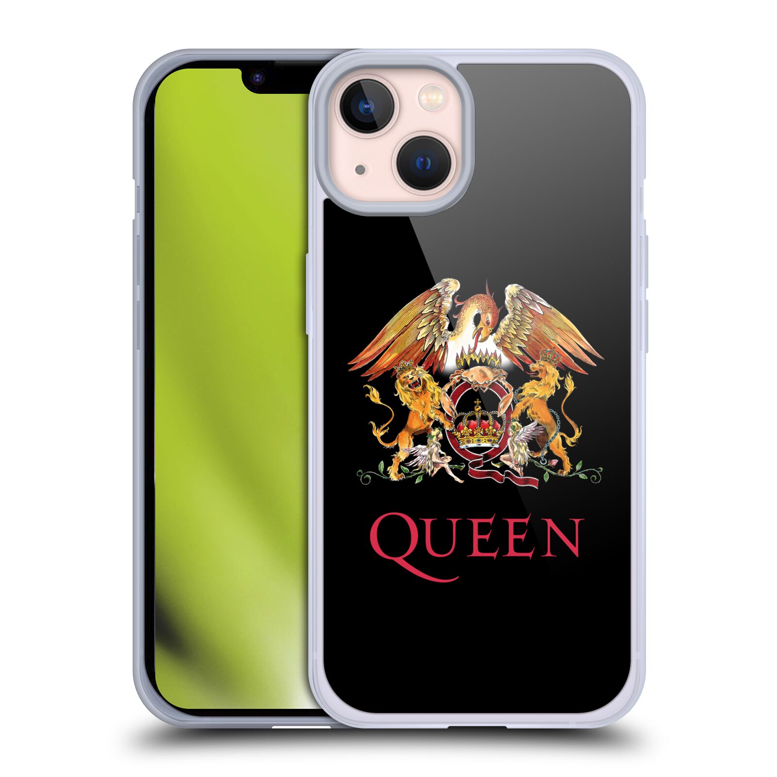 Silikonové pouzdro na mobil Apple iPhone 13 - Head Case - Queen - Logo (Silikonový kryt, obal, pouzdro na mobilní telefon Apple iPhone 13 s motivem Queen - Logo)