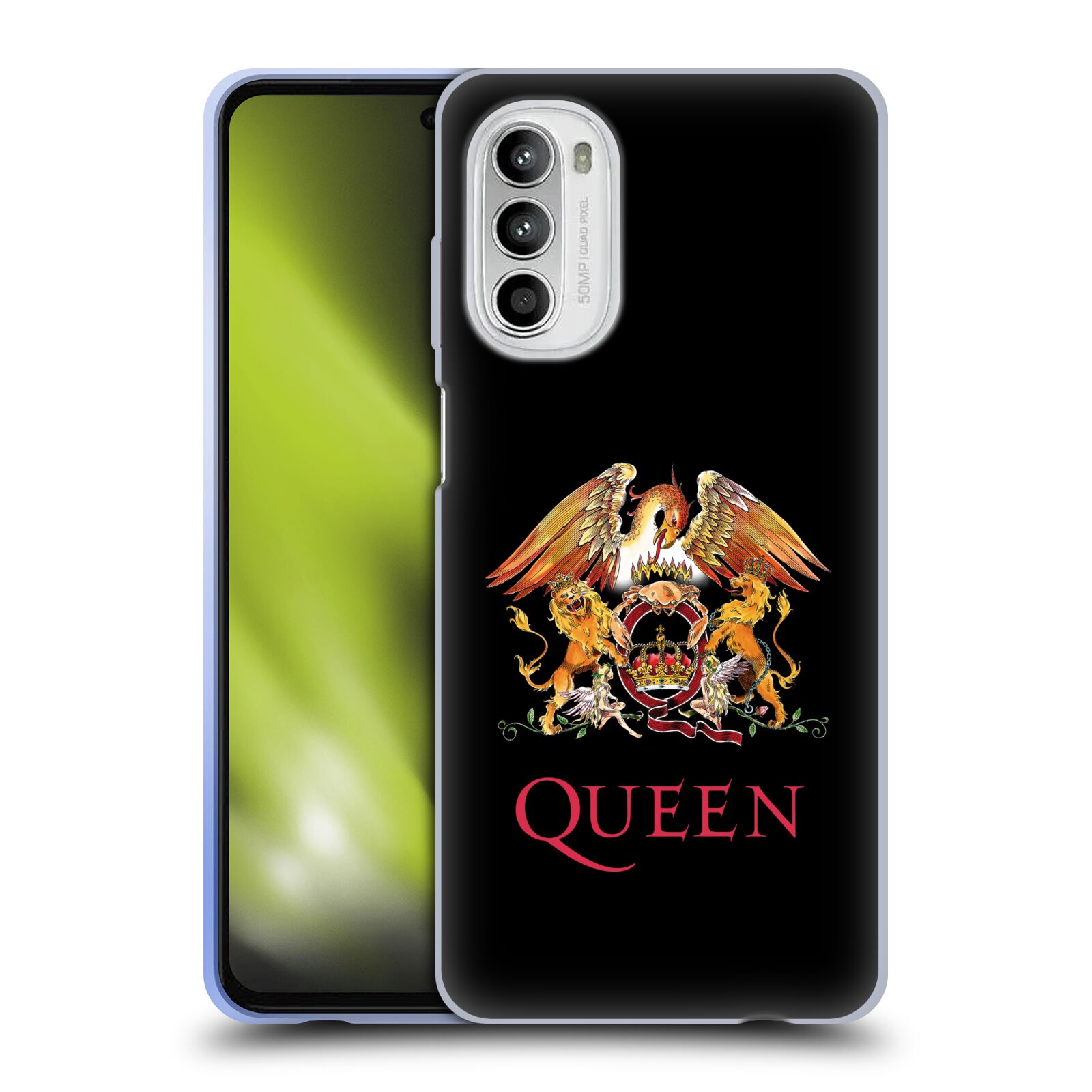 Silikonové pouzdro na mobil Motorola Moto G52 - Head Case - Queen - Logo