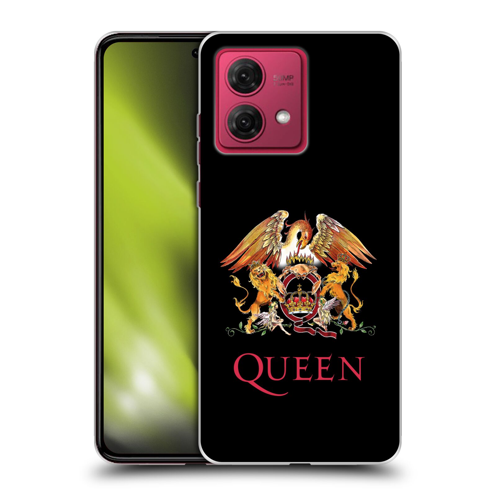Silikonové pouzdro na mobil Motorola Moto G84 5G - Head Case - Queen - Logo (Silikonový kryt, obal, pouzdro na mobilní telefon Motorola Moto G84 5G s motivem Queen - Logo)