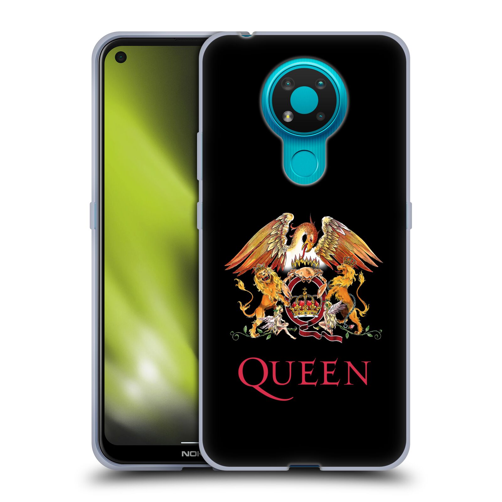 Silikonové pouzdro na mobil Nokia 3.4 - Head Case - Queen - Logo