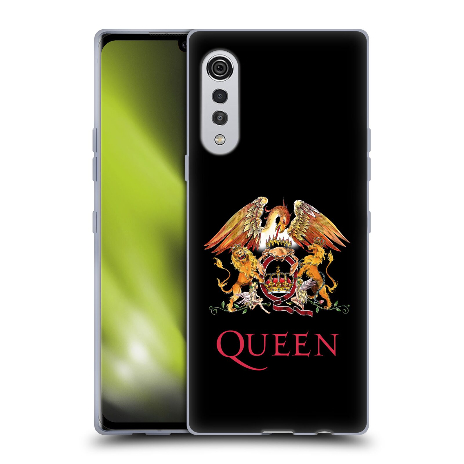 Silikonové pouzdro na mobil LG Velvet - Head Case - Queen - Logo