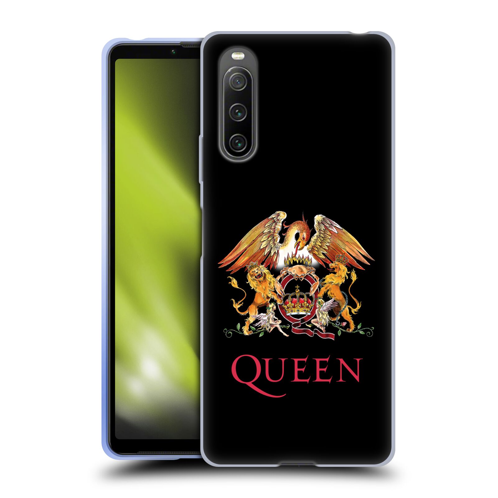 Silikonové pouzdro na mobil Sony Xperia 10 IV - Head Case - Queen - Logo (Silikonový kryt, obal, pouzdro na mobilní telefon Sony Xperia 10 IV s motivem Queen - Logo)