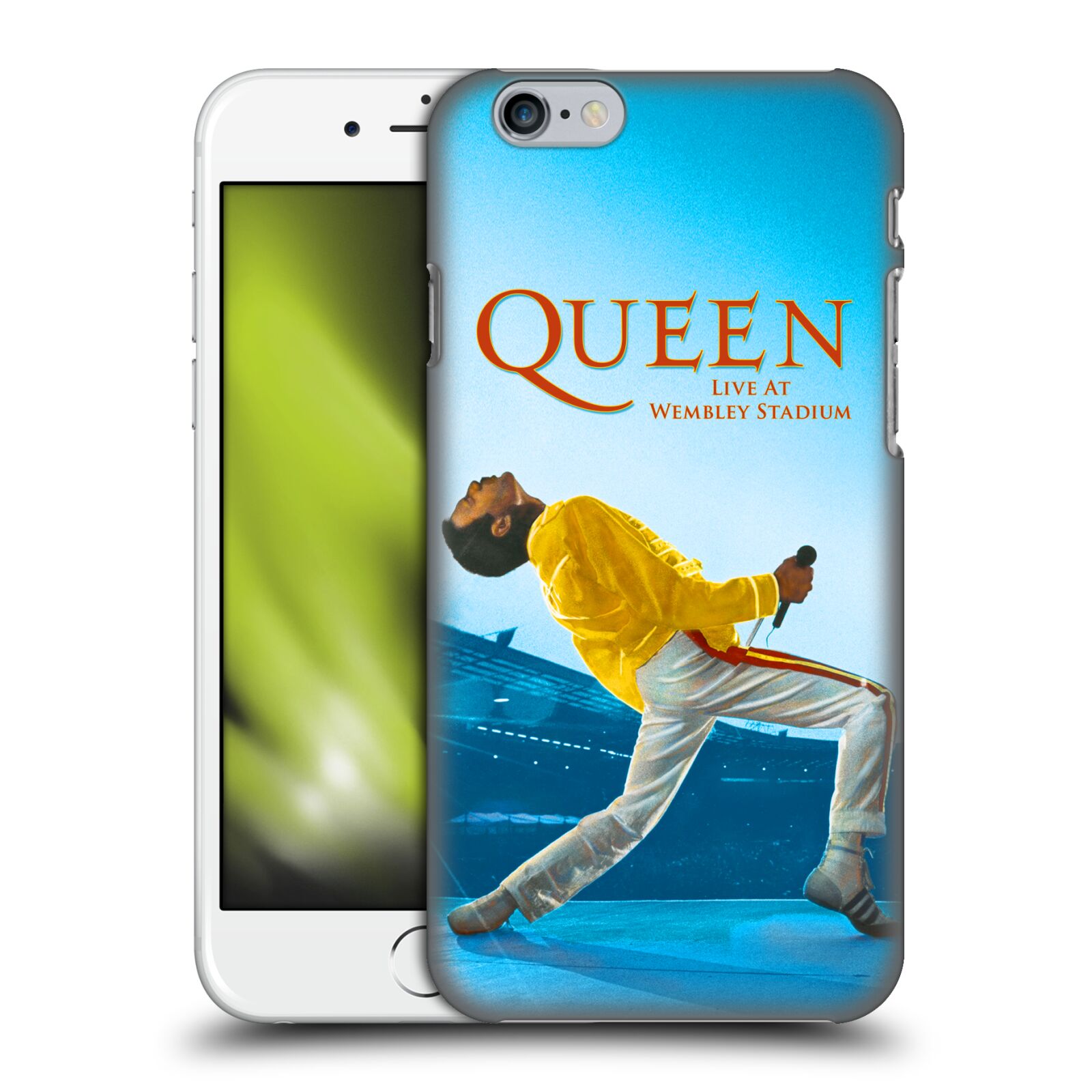 Plastové pouzdro na mobil Apple iPhone 6 HEAD CASE Queen - Freddie Mercury (Plastový kryt či obal na mobilní telefon licencovaným motivem Queen pro Apple iPhone 6)
