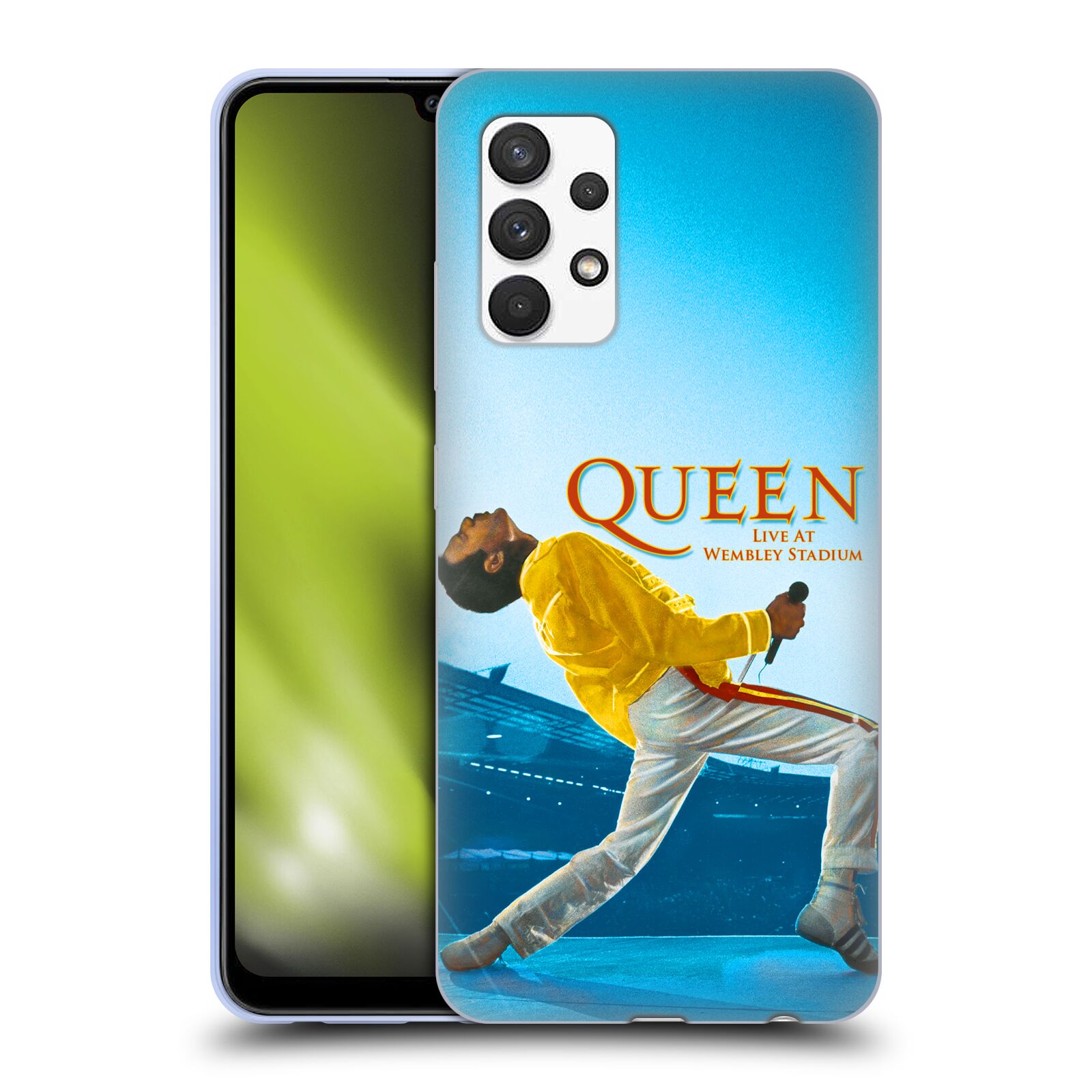 Silikonové pouzdro na mobil Samsung Galaxy A32 4G - Head Case - Queen - Freddie Mercury (Silikonový kryt, obal, pouzdro na mobilní telefon Samsung Galaxy A32 4G s motivem Queen - Freddie Mercury)