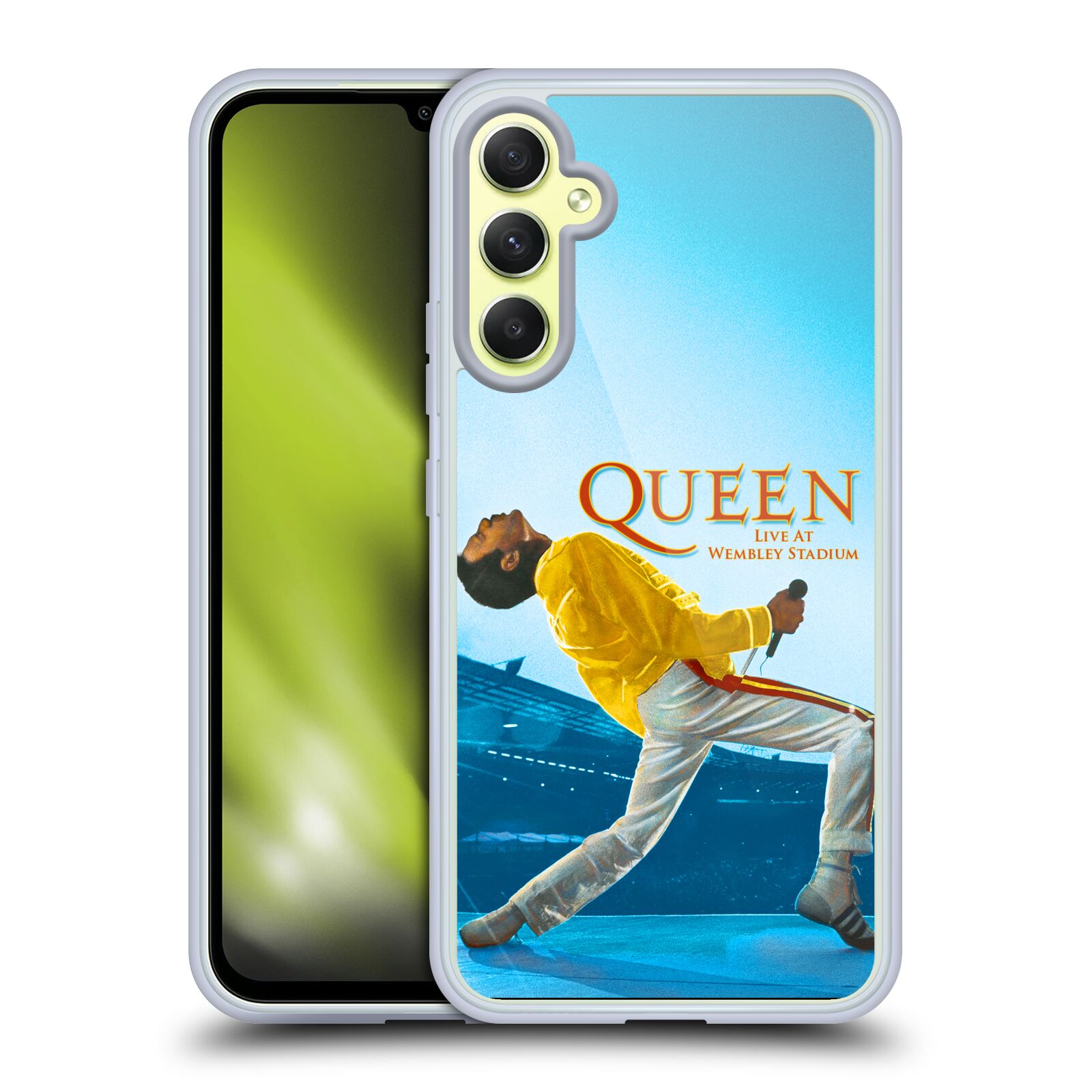 Silikonové pouzdro na mobil Samsung Galaxy A34 5G - Head Case - Queen - Freddie Mercury (Silikonový kryt, obal, pouzdro na mobilní telefon Samsung Galaxy A34 5G s motivem Queen - Freddie Mercury)