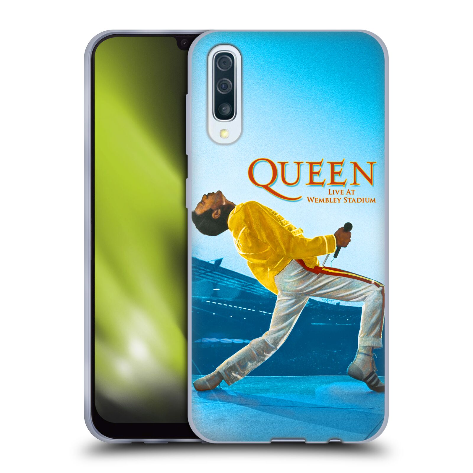 Silikonové pouzdro na mobil Samsung Galaxy A50 / A30s - Head Case - Queen - Freddie Mercury (Silikonový kryt, obal, pouzdro na mobilní telefon Samsung Galaxy A50 / A30s z roku 2019 s motivem Queen - Freddie Mercury)