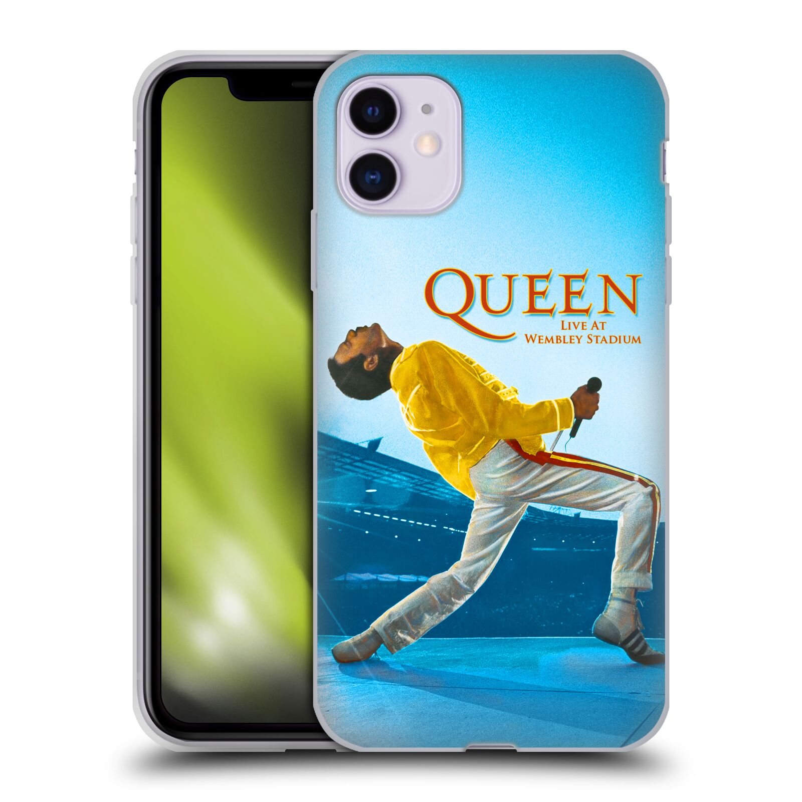 Silikonové pouzdro na mobil Apple iPhone 11 - Head Case - Queen - Freddie Mercury (Silikonový kryt, obal, pouzdro na mobilní telefon Apple iPhone 11 s displejem 6,1" s motivem Queen - Freddie Mercury)