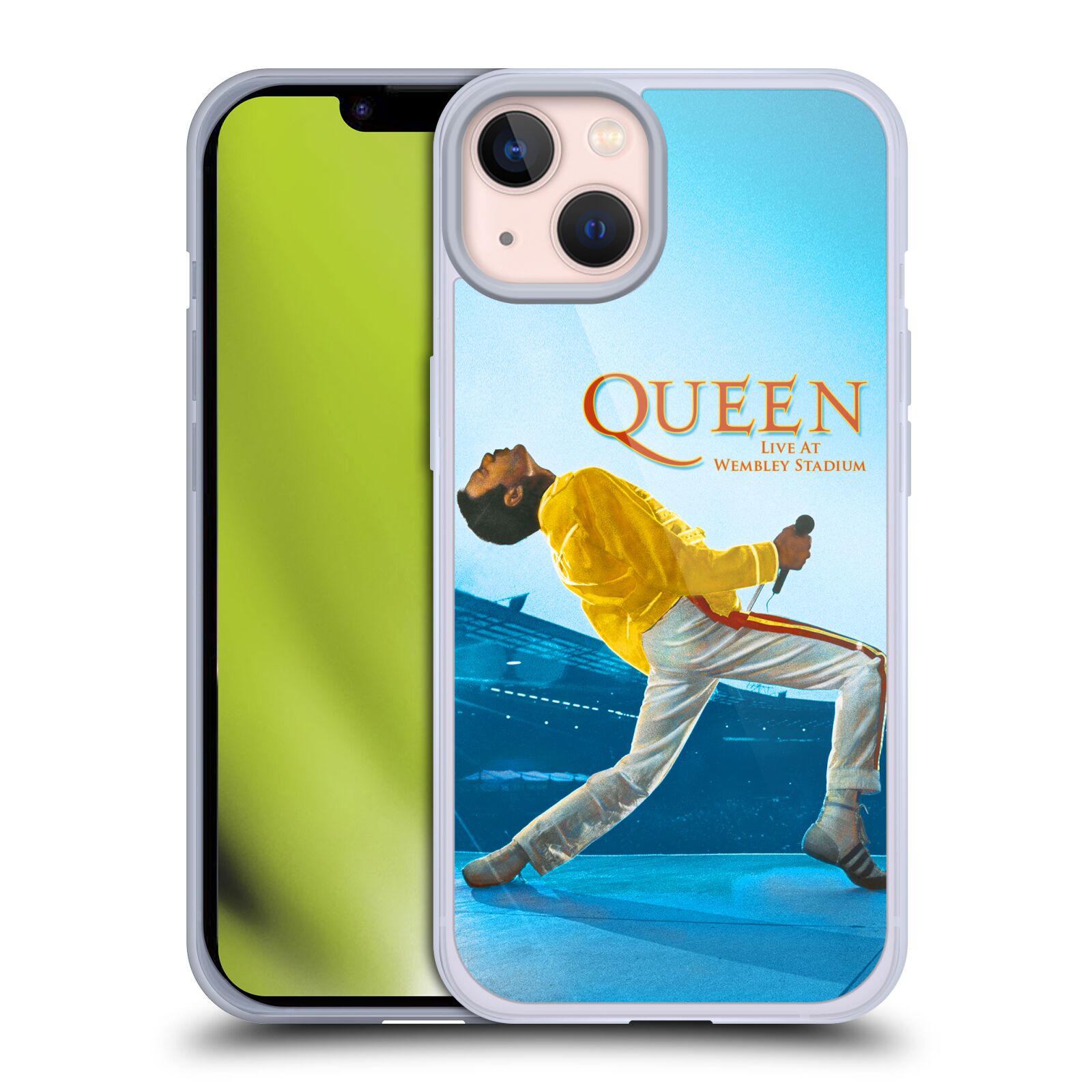 Silikonové pouzdro na mobil Apple iPhone 13 - Head Case - Queen - Freddie Mercury (Silikonový kryt, obal, pouzdro na mobilní telefon Apple iPhone 13 s motivem Queen - Freddie Mercury)