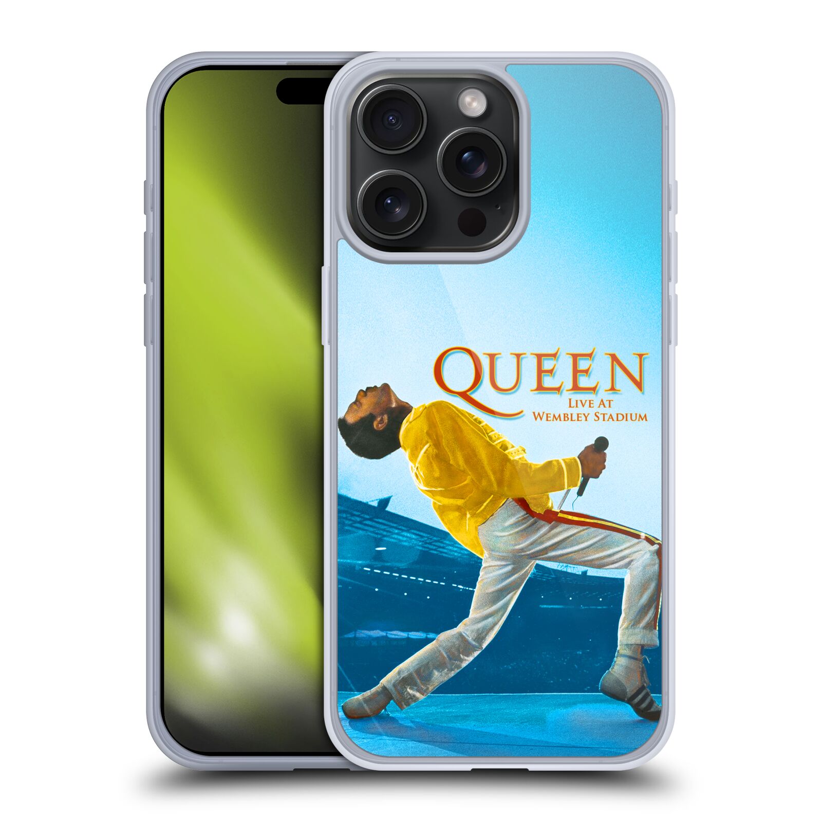 Silikonové lesklé pouzdro na mobil Apple iPhone 15 Pro Max - Head Case - Queen - Freddie Mercury (Silikonový lesklý kryt, obal, pouzdro na mobilní telefon Apple iPhone 15 Pro Max s motivem Queen - Freddie Mercury)