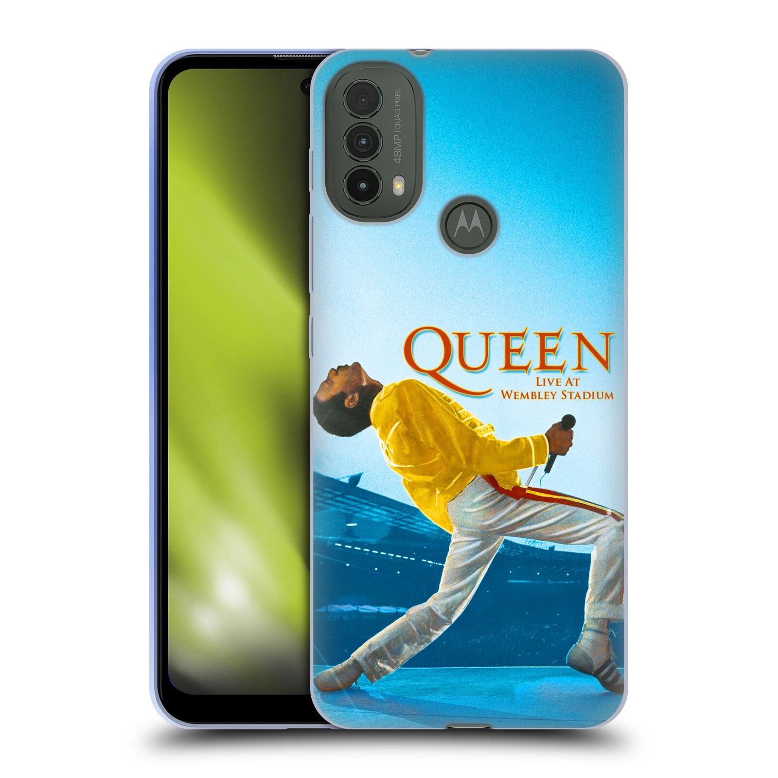 Silikonové pouzdro na mobil Motorola Moto E40 - Head Case - Queen - Freddie Mercury