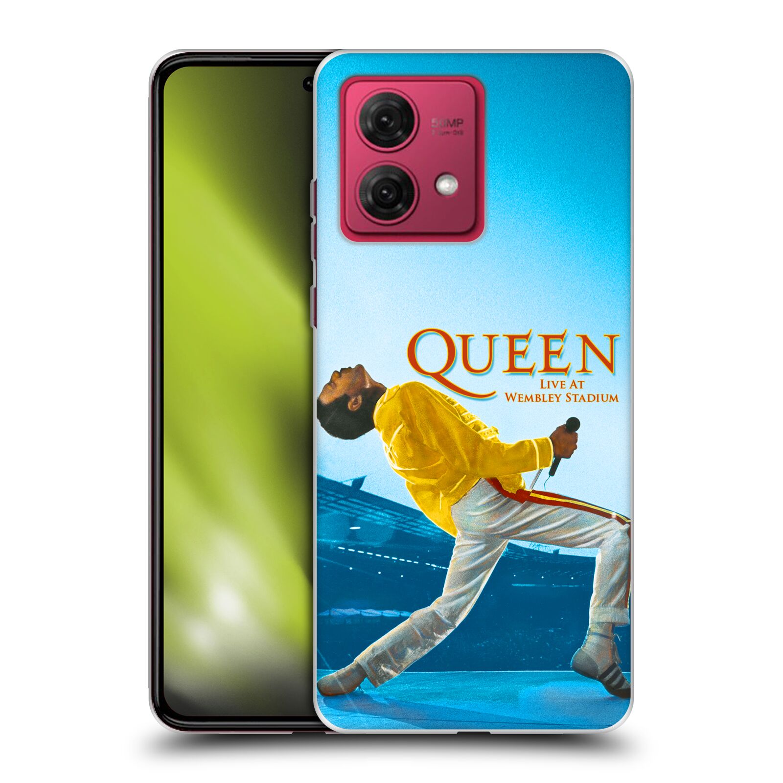 Silikonové pouzdro na mobil Motorola Moto G84 5G - Head Case - Queen - Freddie Mercury (Silikonový kryt, obal, pouzdro na mobilní telefon Motorola Moto G84 5G s motivem Queen - Freddie Mercury)