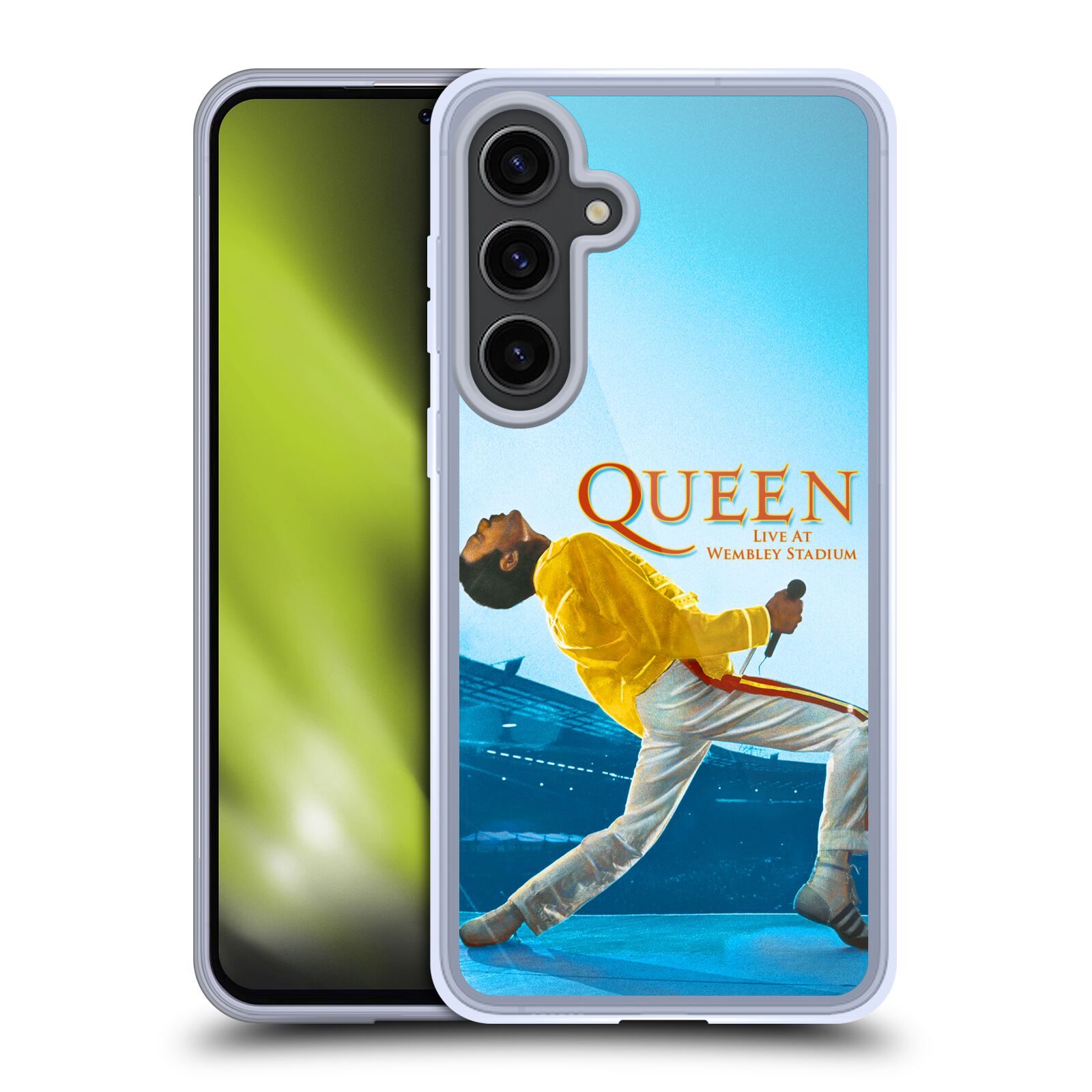 Silikonové lesklé pouzdro na mobil Samsung Galaxy S24 Plus - Head Case - Queen - Freddie Mercury (Silikonový kryt, obal, pouzdro na mobilní telefon Samsung Galaxy S24 Plus s motivem Queen - Freddie Mercury)