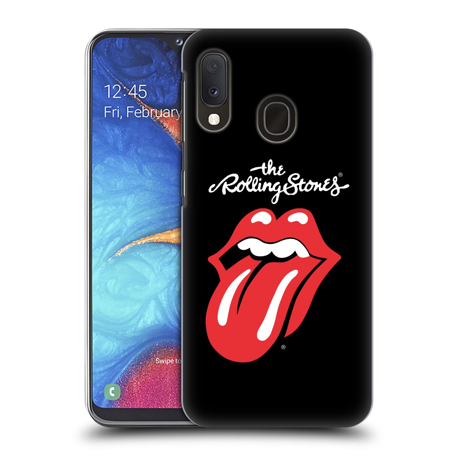 Plastové pouzdro na mobil Samsung Galaxy A20e - Head Case - The Rolling Stones - Classic Lick