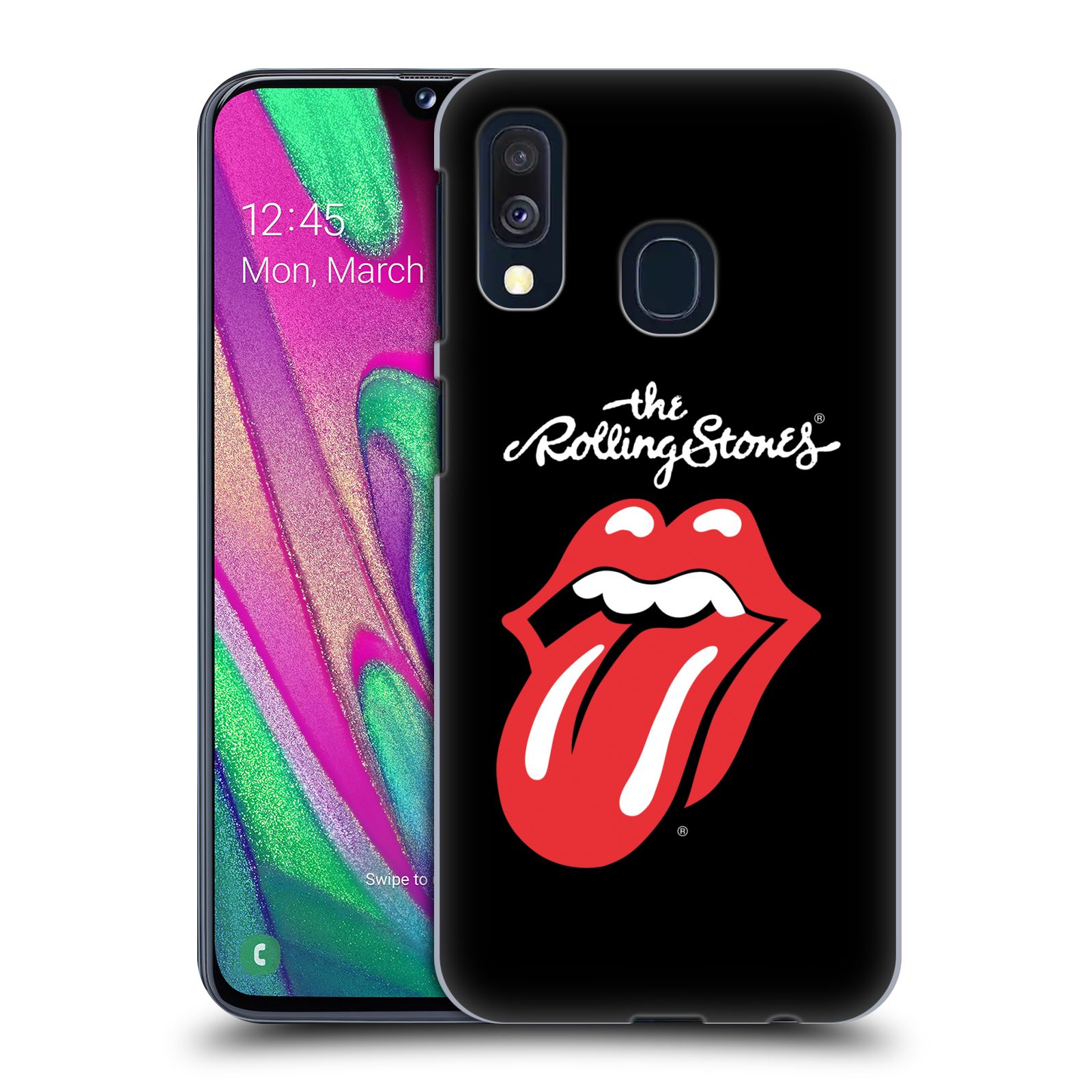 Plastové pouzdro na mobil Samsung Galaxy A40 - Head Case - The Rolling Stones - Classic Lick