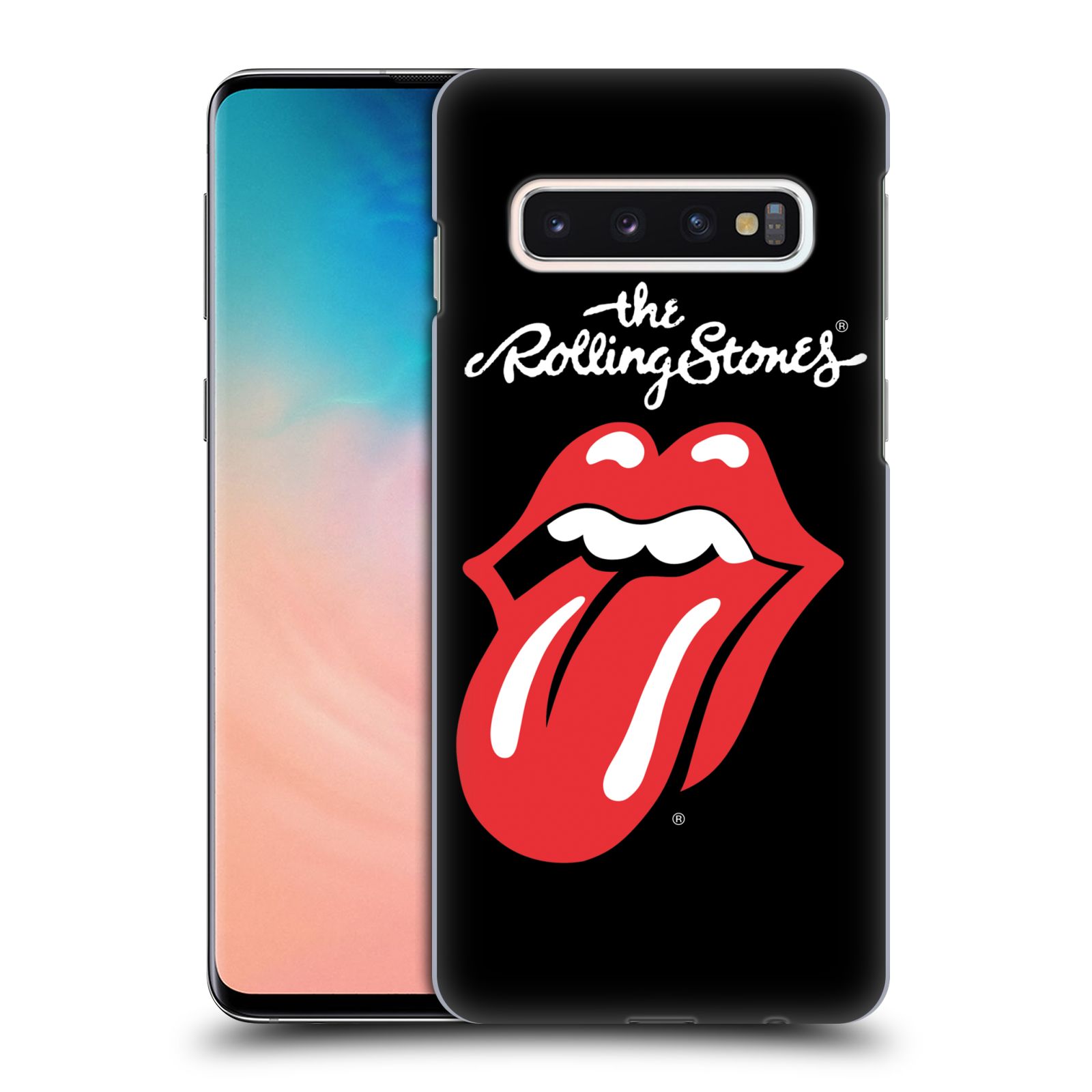 Plastové pouzdro na mobil Samsung Galaxy S10 - Head Case - The Rolling Stones - Classic Lick