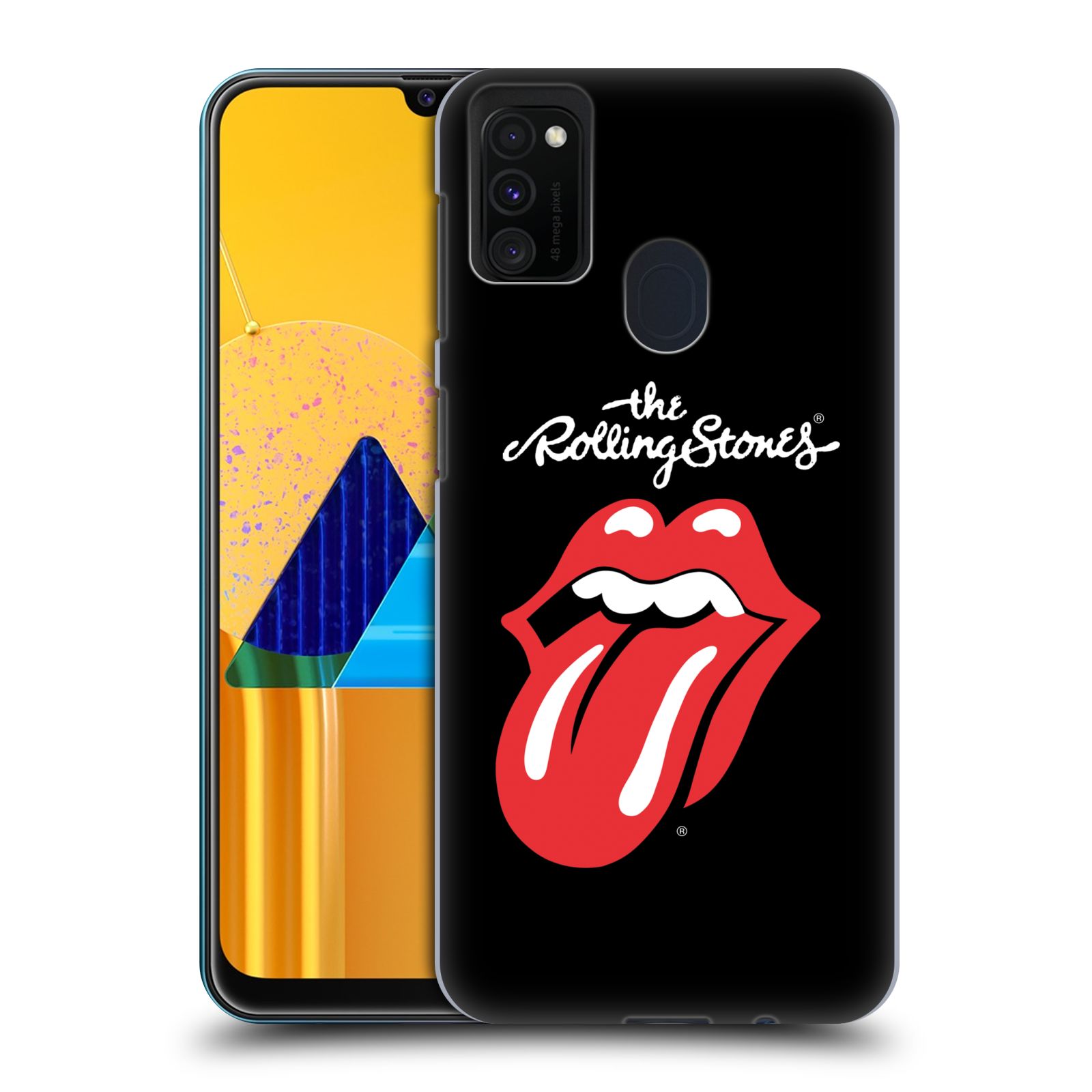 Plastové pouzdro na mobil Samsung Galaxy M21 - Head Case - The Rolling Stones - Classic Lick