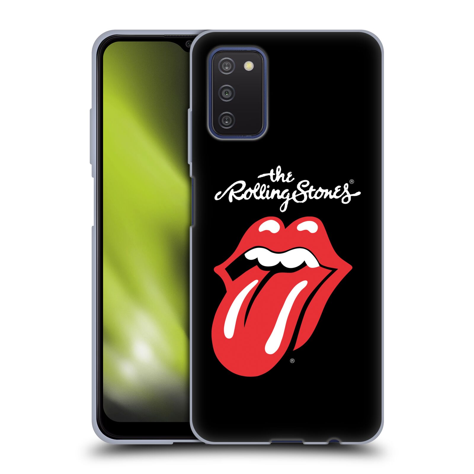 Silikonové pouzdro na mobil Samsung Galaxy A03s - Head Case - The Rolling Stones - Classic Lick