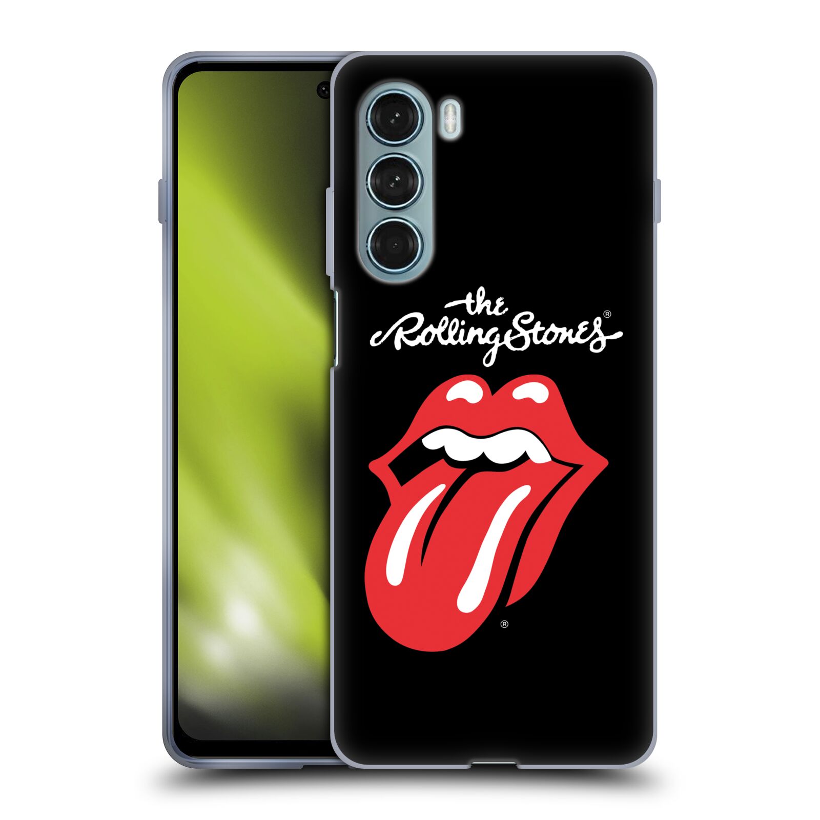 Silikonové pouzdro na mobil Motorola Moto G200 5G - Head Case - The Rolling Stones - Classic Lick